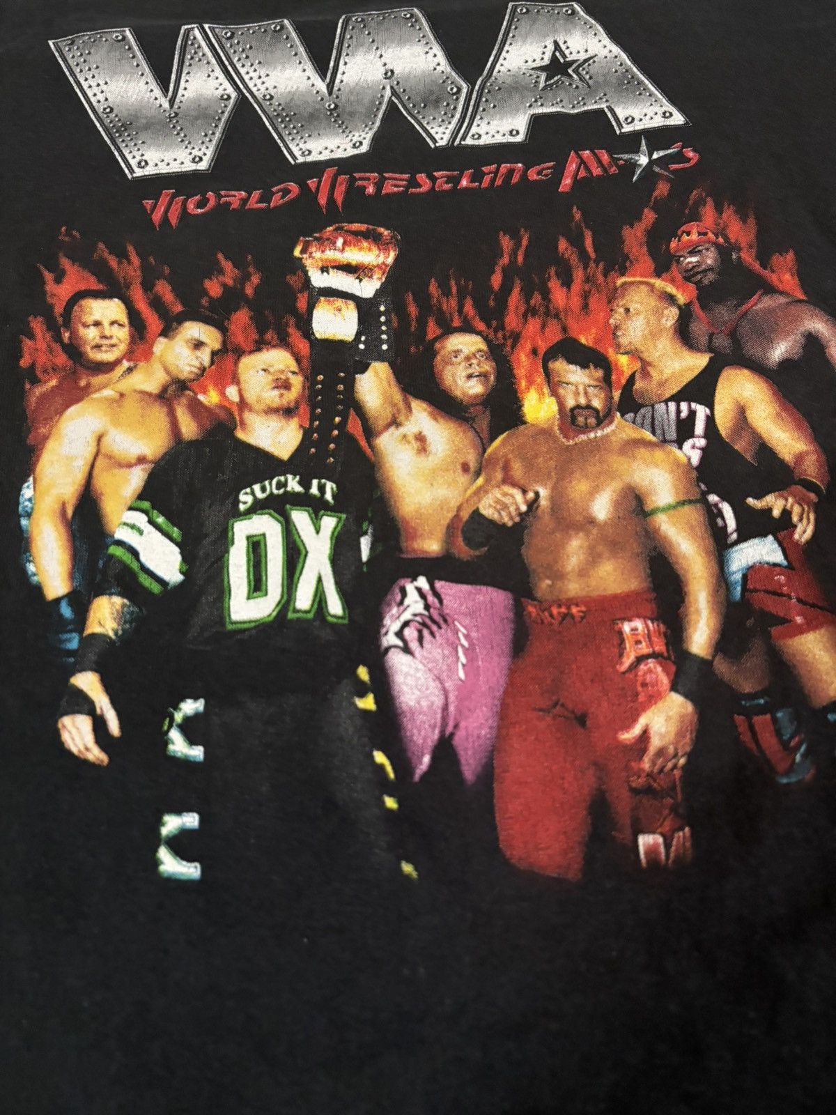 Vintage × WWE Vintage Word Wrestling All Stars Y2K WWE Tee Size US S / EU 44-46 / 1 - 5 Thumbnail