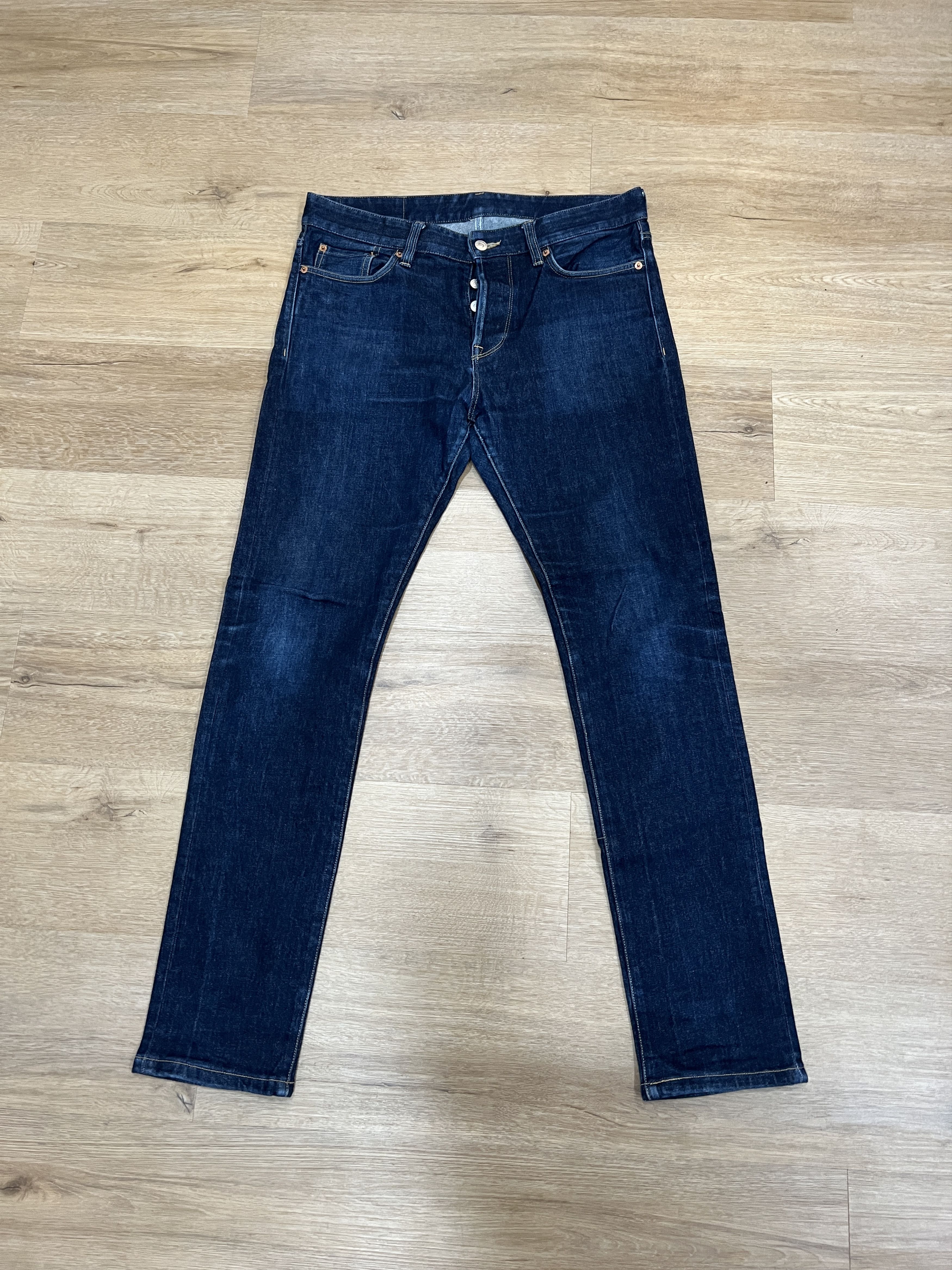 Buck Mason Buck Mason Maverick Slim Jean - Dark Wash Size US 33 - 3 Thumbnail