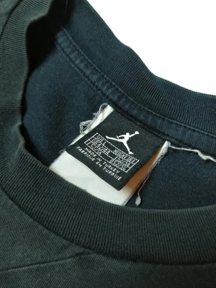 Jordan Brand × Nike × Vintage Nike Jordan Flight High Top T shirt Size US L / EU 52-54 / 3 - 4 Thumbnail