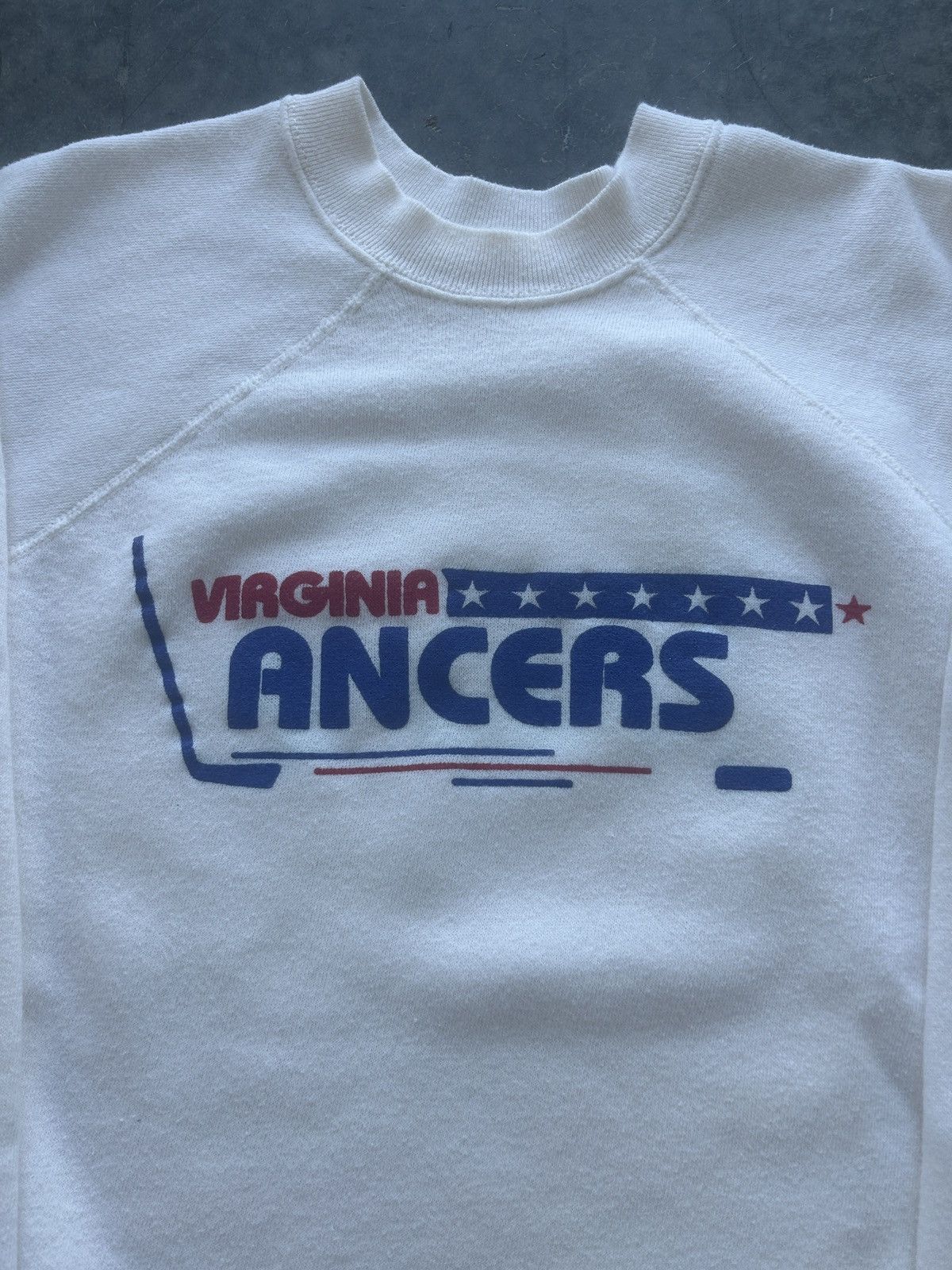Vintage Vintage 80s Virginia Lancers Hockey Graphic Sweatshirt Size US M / EU 48-50 / 2 - 2 Thumbnail