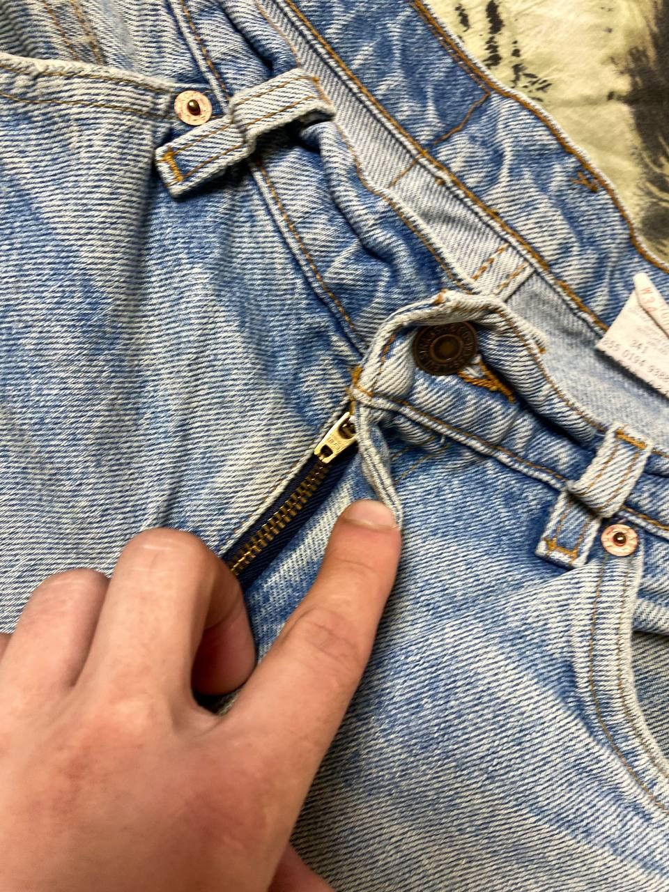 Levi's Y2K Distressed Washed Denim Jeans Levi's 505 Size US 34 / EU 50 - 6 Thumbnail