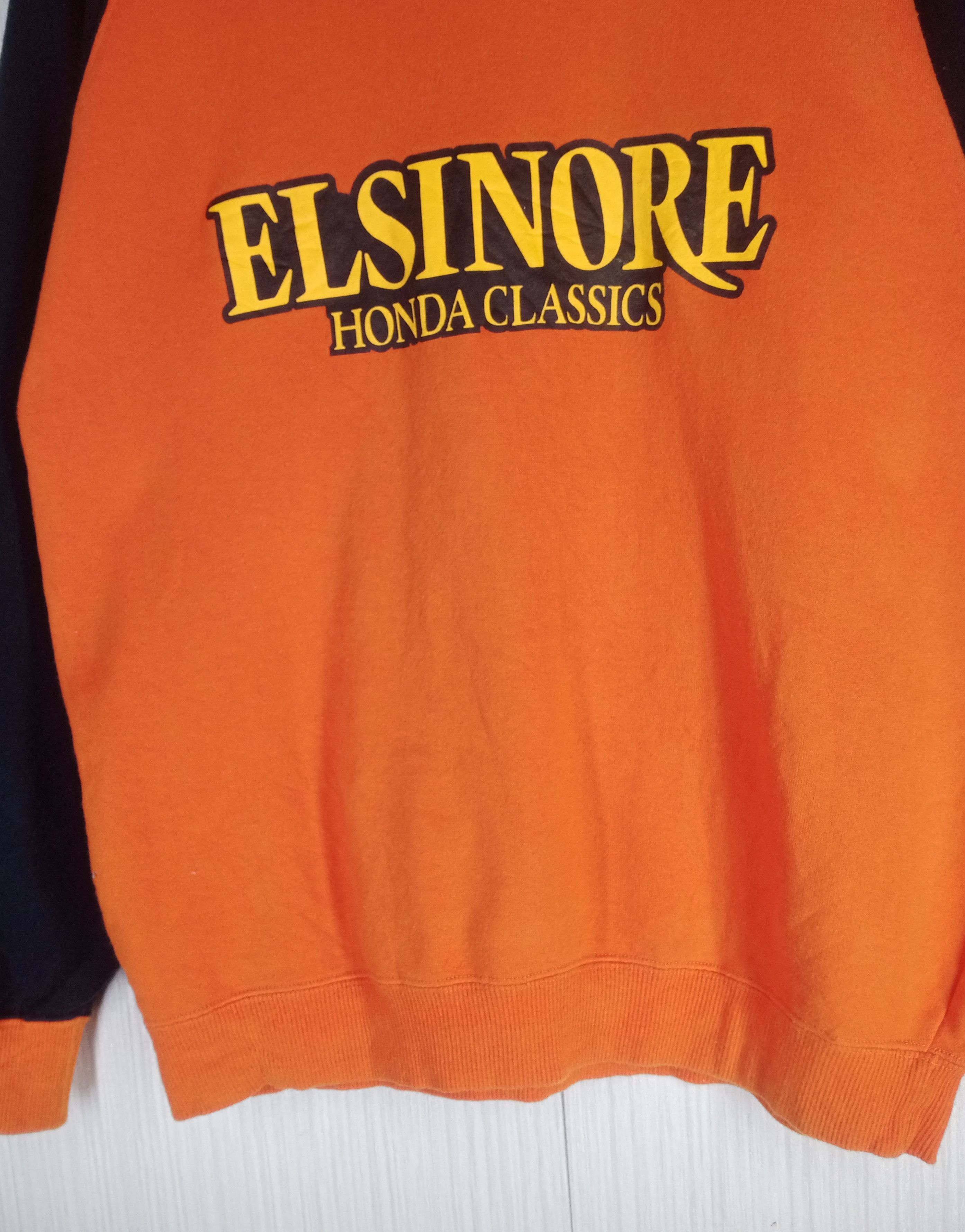 Honda Rare Vintage 90s Elsinore Honda Classics Sweatshirt Size US L / EU 52-54 / 3 - 3 Thumbnail