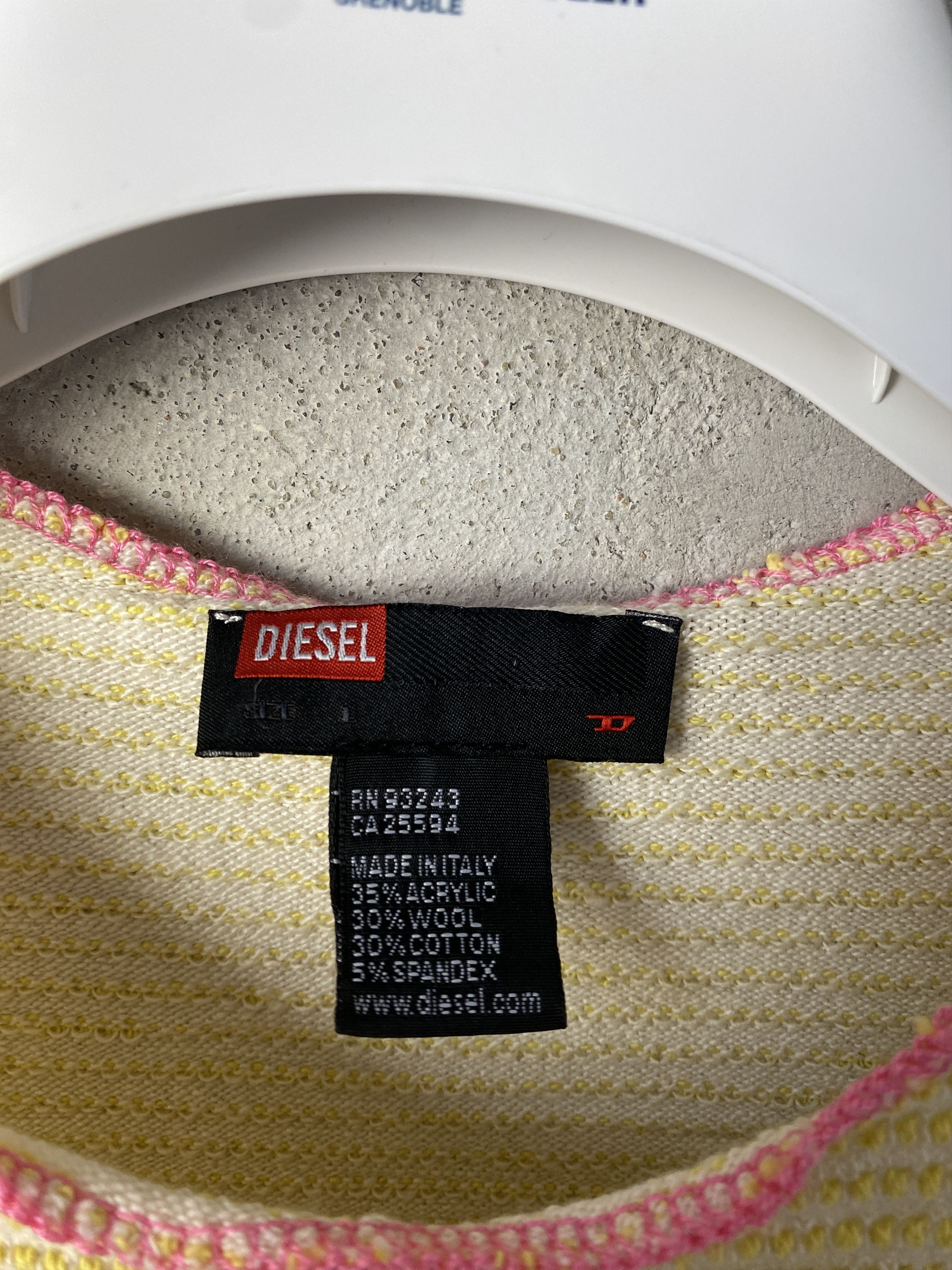 Diesel Diesel vintage knit sleeveless top sweater vintage Size L / US 10 / IT 46 - 3 Thumbnail