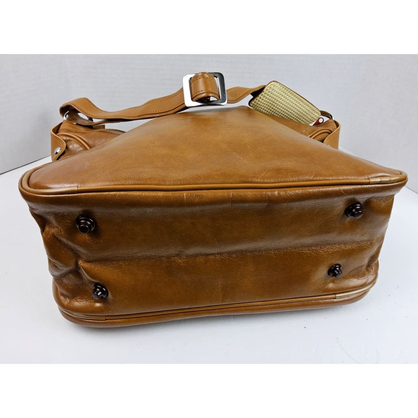 Vintage VINTAGE John Weitz Shoulder Bag Purse Travel Bag Women Brown 17x13x6 Travel Size ONE SIZE - 7 Thumbnail