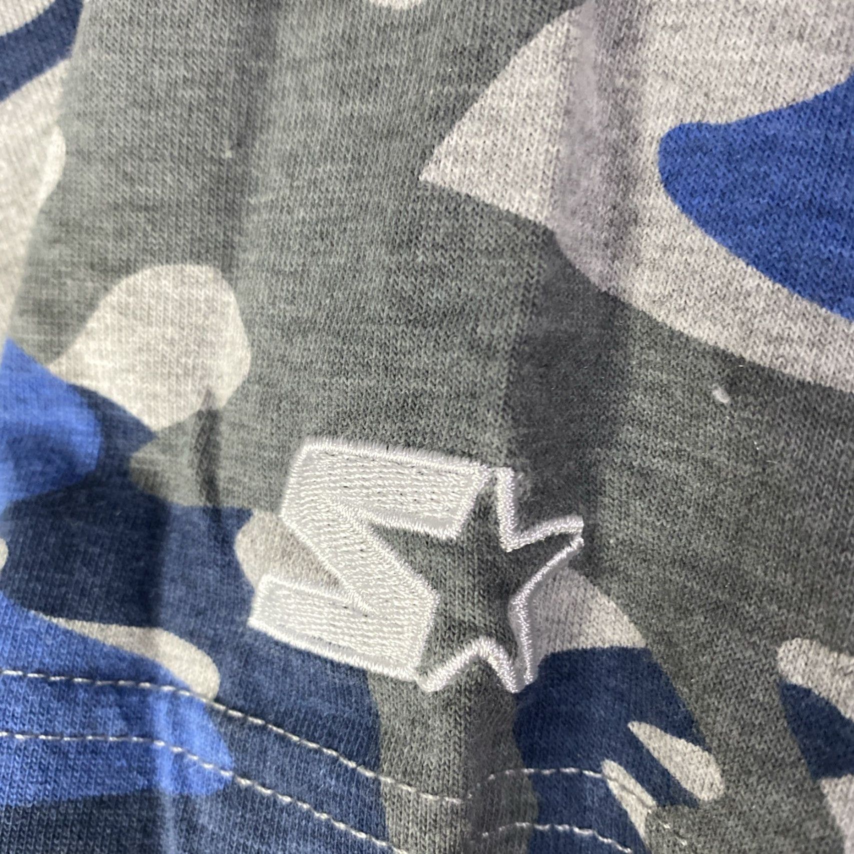 NFL Dallas Cowboys Starter T Shirt Mens XL Blue Camo Star Logo NFL 24x30 Size US XL / EU 56 / 4 - 4 Thumbnail