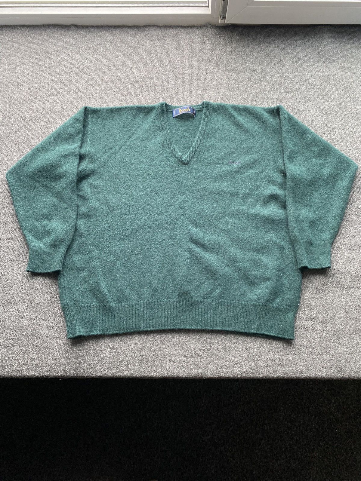 Pringle Of Scotland 🔥Pringle Scotland pure new wool v neck sweater mens Size US XL / EU 56 / 4 - 1 Thumbnail