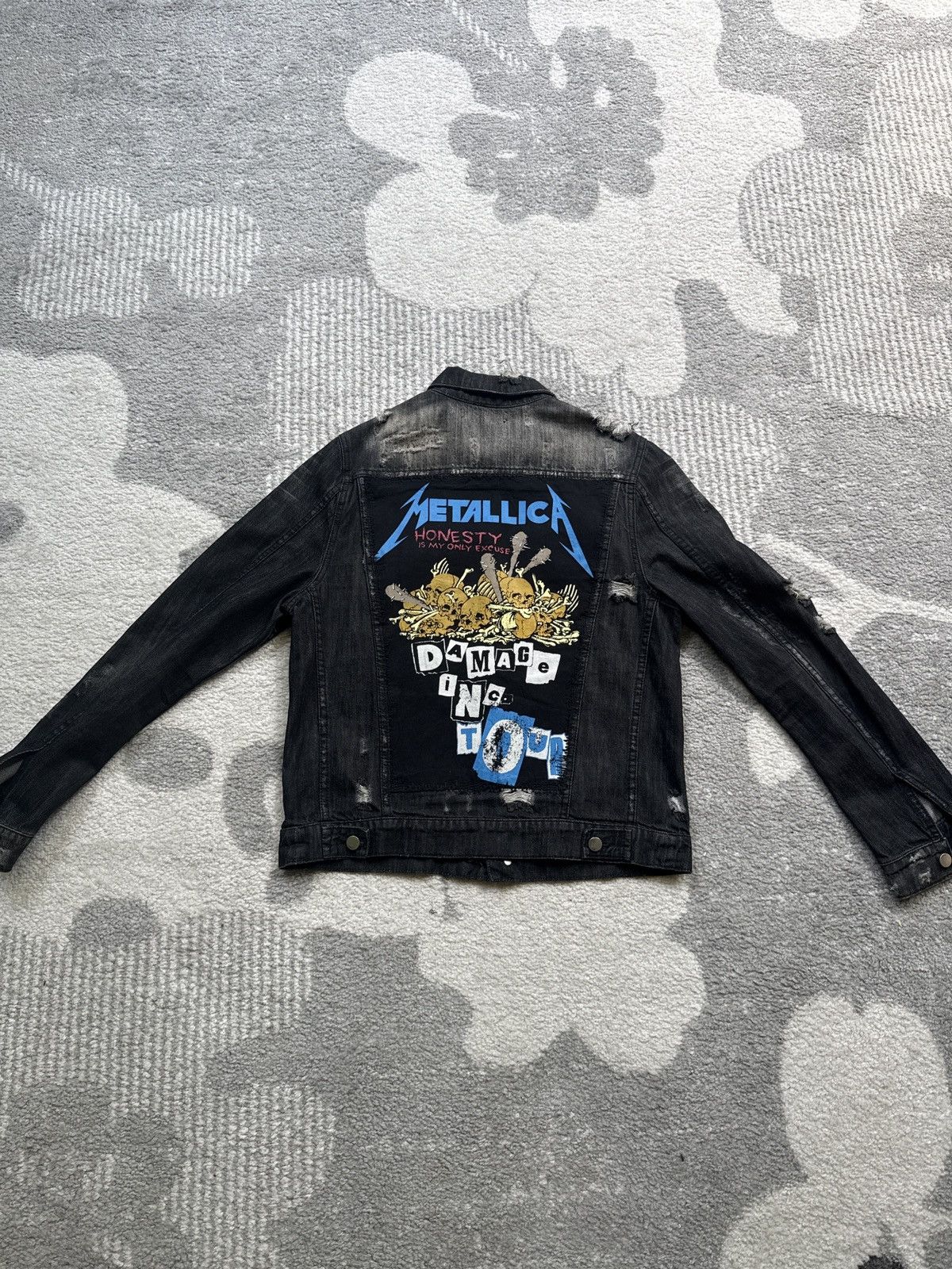 Amiri Amiri Metallica Denim Jacket Size US L / EU 52-54 / 3 - 2 Thumbnail