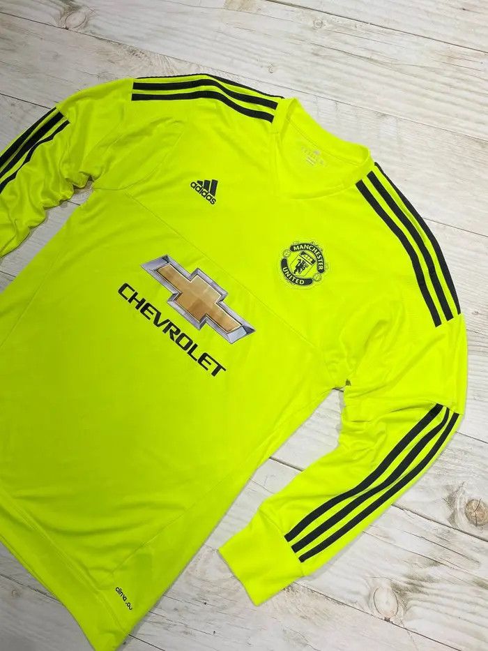 Adidas Manchester United 2015 2016 De Gea #1 Goalkeeper Jersey Size US M / EU 48-50 / 2 - 3 Thumbnail