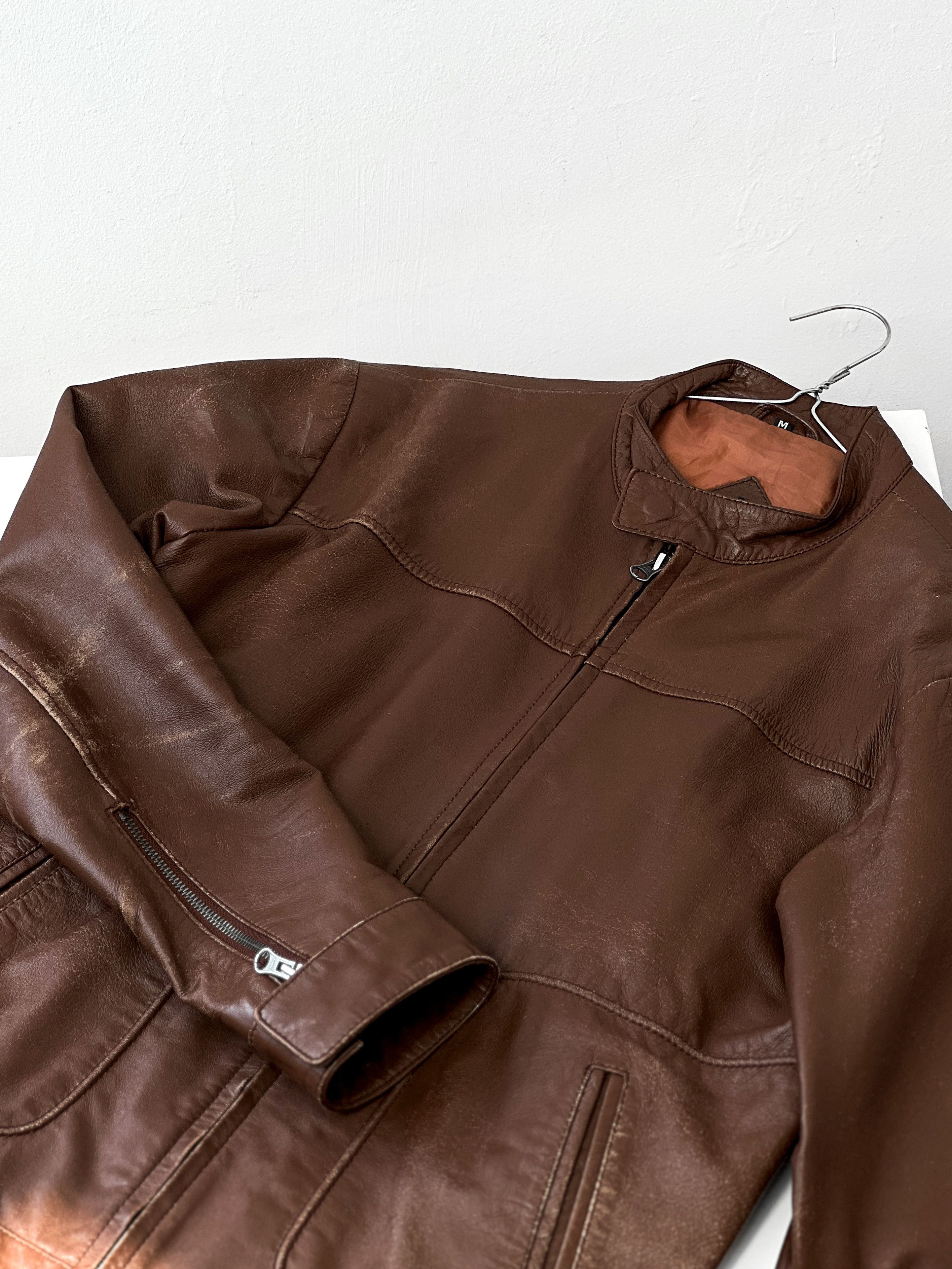 Other Lambskin Leather Quarantined Fashion Leather Jacket Size US M / EU 48-50 / 2 - 9 Thumbnail