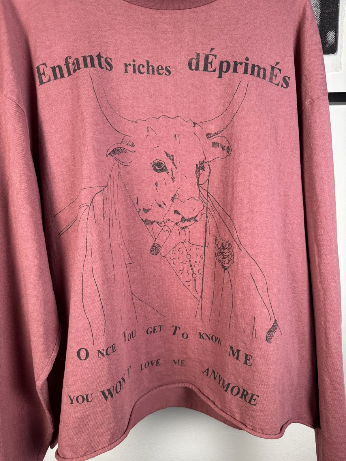 Enfants Riches Deprimes 🚭EXTREMELY RARE🚭 2019 "ONCE YOU GET TO KNOW ME" LONG SLEEVE Size US L / EU 52-54 / 3 - 2 Thumbnail