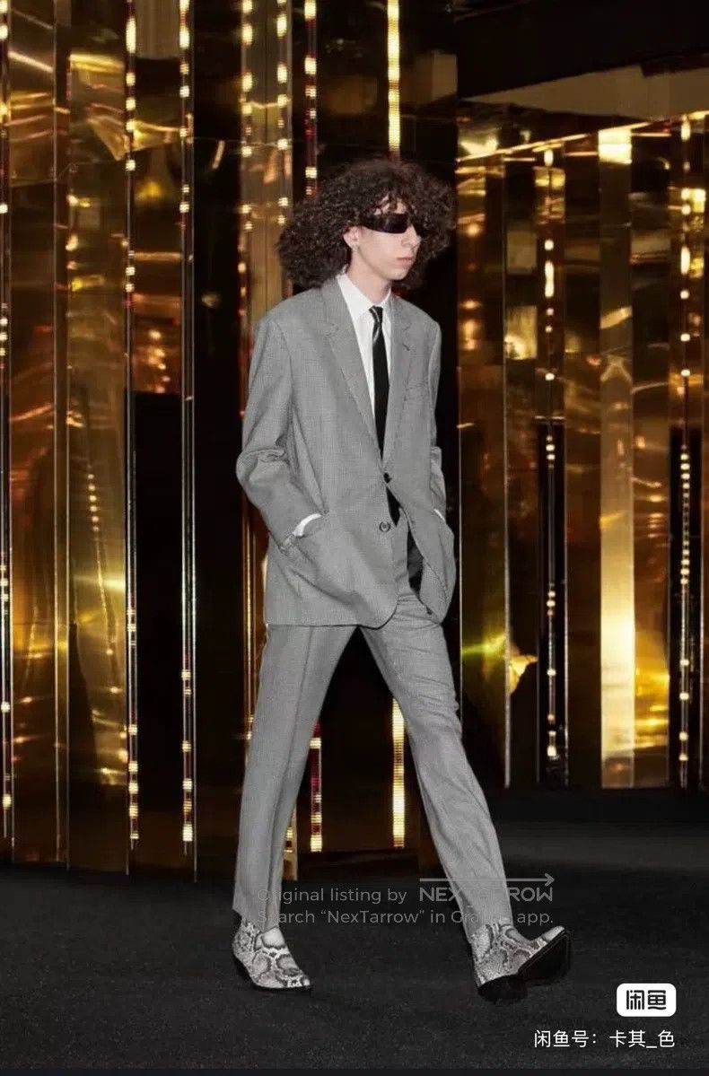 Celine CELINE Houndstooth Men's Suit Size US M / EU 48-50 / 2 - 2 Thumbnail