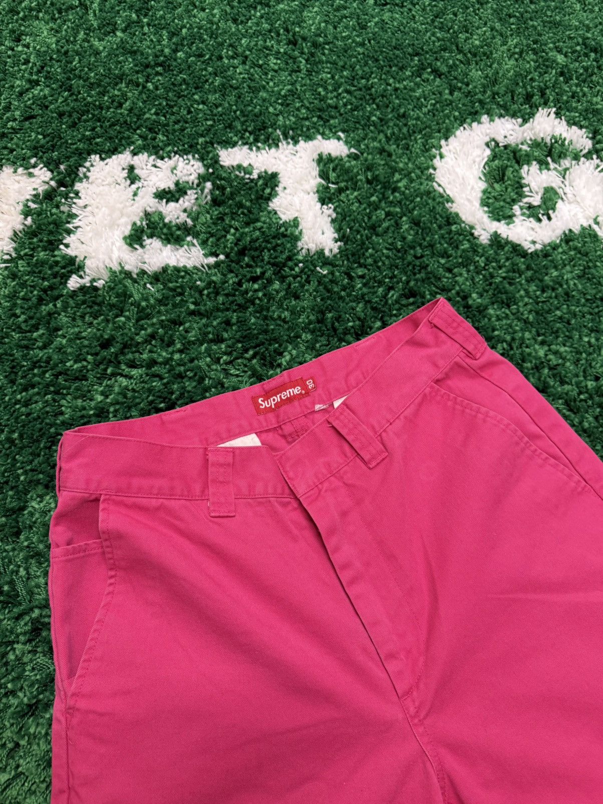 Supreme Supreme Bright Pink Work Pants FW20 Sz. 30 Size US 30 / EU 46 - 4 Thumbnail