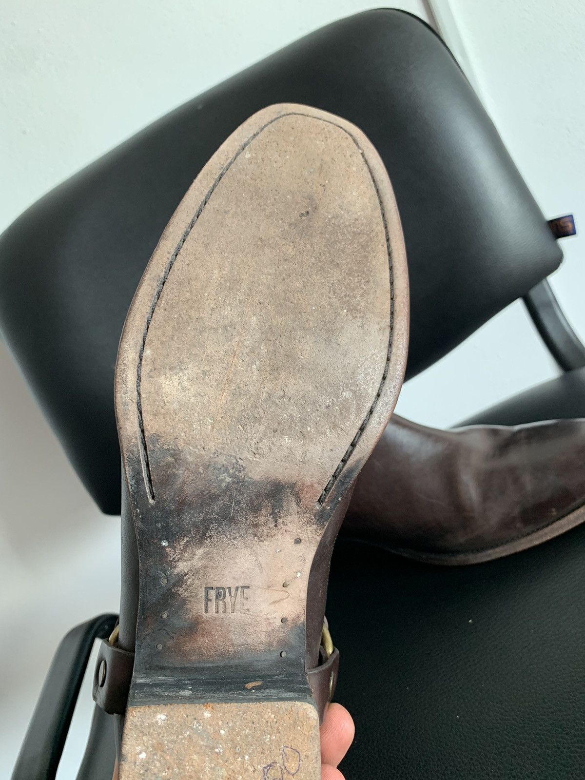 Frye VTG Frye Western Cowboy Leather Brown Boots size EU41 Size US 11 / IT 41 - 12 Thumbnail