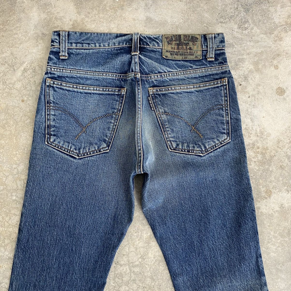 Blue Blue Japan 2000’s Blue Blue Japan Stonewashed Denim Flared Jeans Size US 29 - 8 Thumbnail