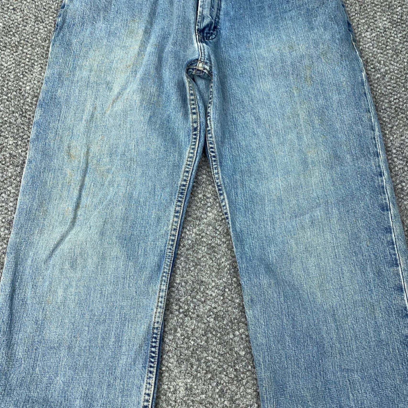 Gap VINTAGE Gap 1969 Jeans Men 31x31 Blue Denim Distressed Grunge 90s Regular Fit Straight 5-Pocket Mens Size US 31 - 3 Thumbnail
