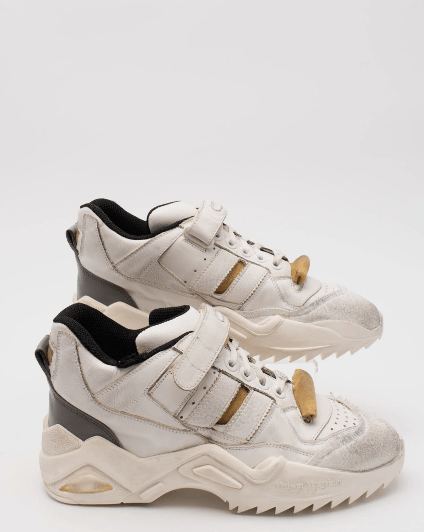 Maison Margiela MM6 Retro Fit Leather Sneakers Size US 7 / EU 40 - 1 Thumbnail