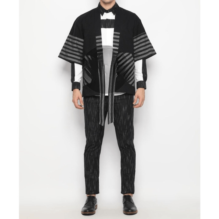 Japanese Brand Kimono Jaga Black Size US L / EU 52-54 / 3 - 1 Thumbnail