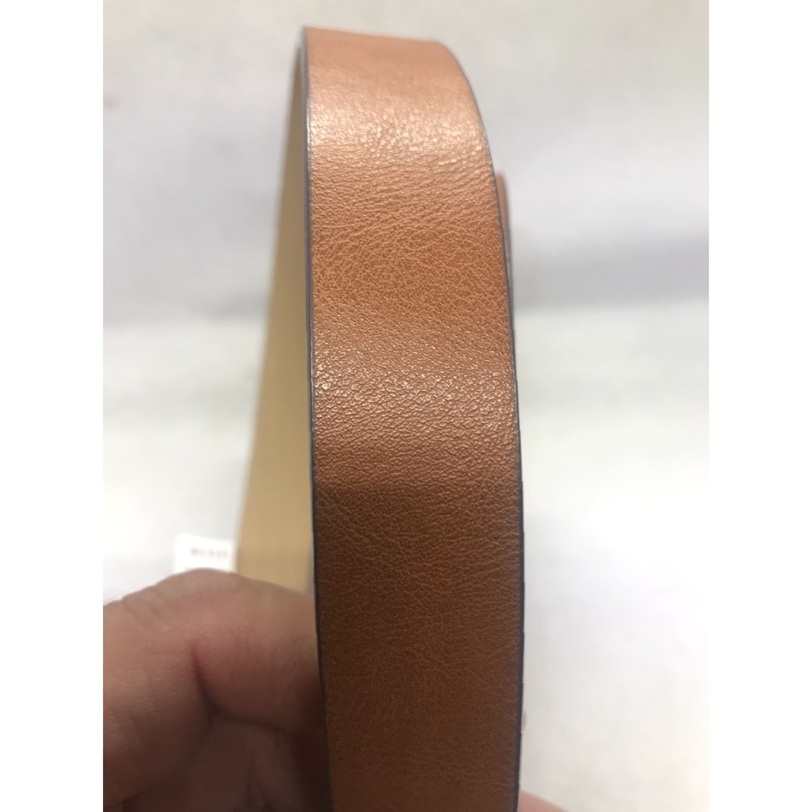 Vintage Universal Thread Goods Co Womens Belt M 36" X 7/8" Light Brown Faux Leather Buckle Adjustable Size ONE SIZE - 2 Thumbnail