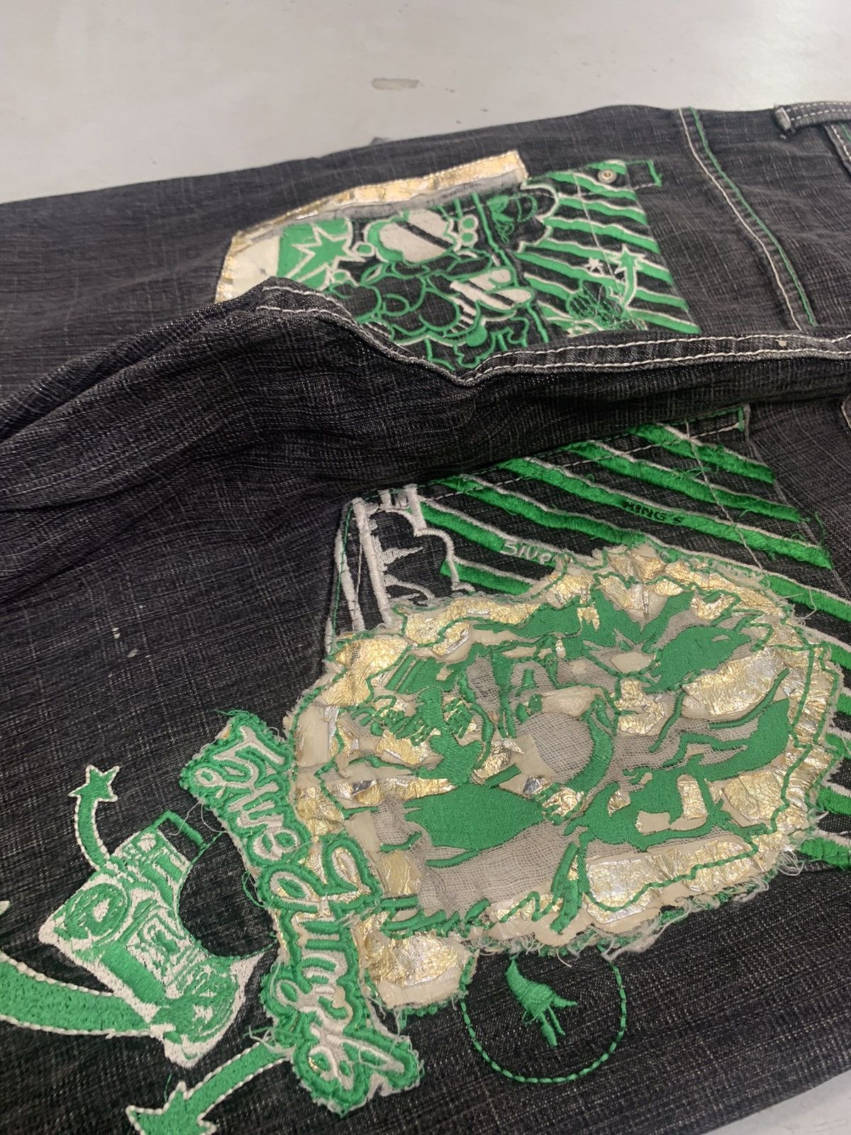 Southpole Vintage 5ive jungle & co. Y2K baggy fit denim Size US 38 / EU 54 - 4 Thumbnail