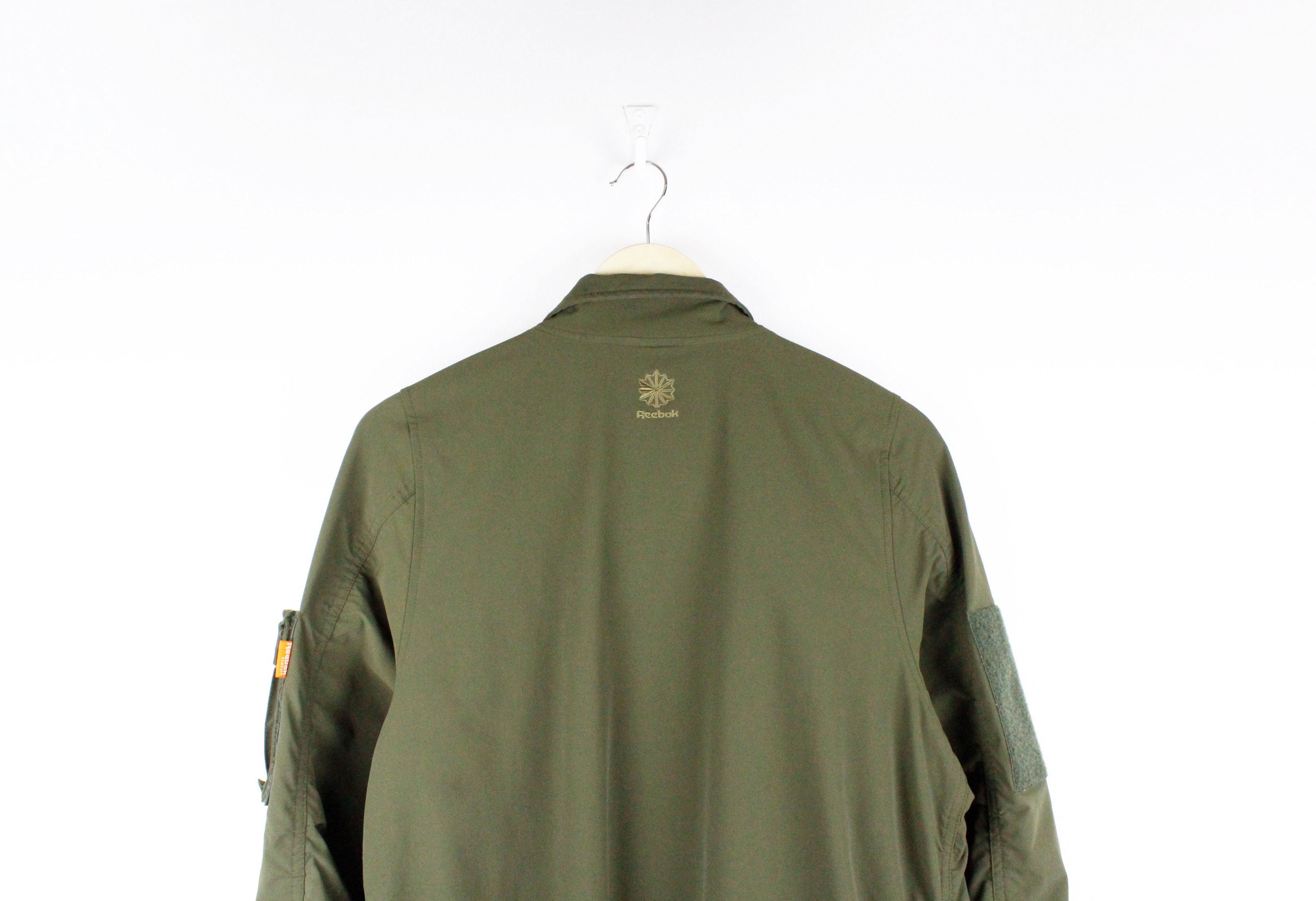 Beams Japan × Beams Plus × Reebok Beams Plus x Reebok Nylon Olive Military Bomber Jacket Size US S / EU 44-46 / 1 - 7 Thumbnail