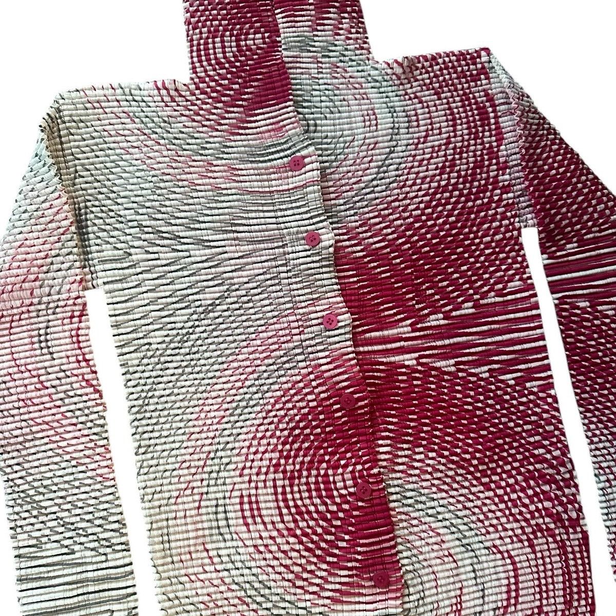 Issey Miyake RARE Issey Miyake swirl printed button-up top Size ONE SIZE - 2 Thumbnail