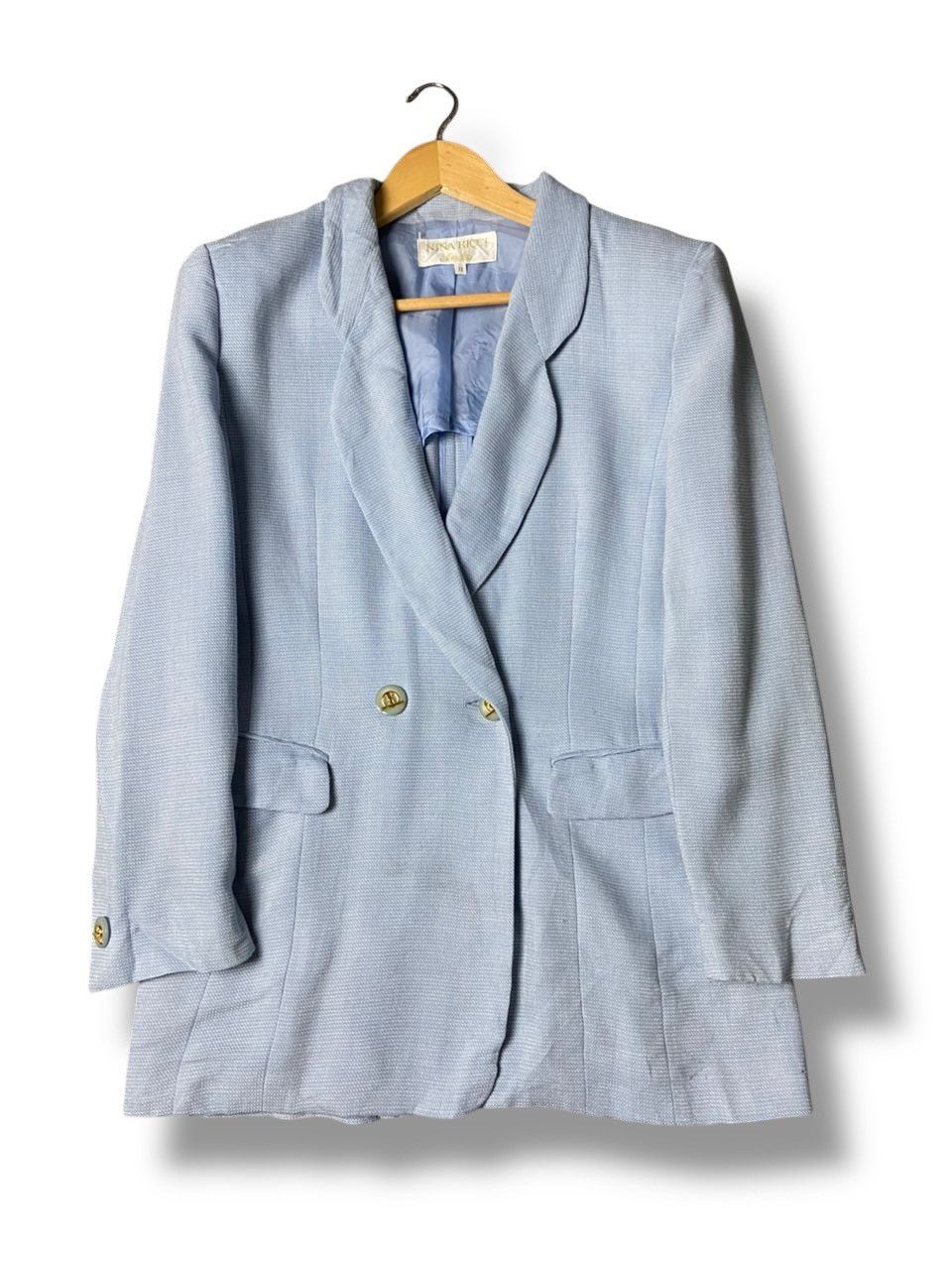 Japanese Brand Nina Ricci Double Breasted Blazer (148) Size US XXS / EU 40 - 1 Thumbnail