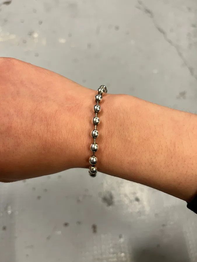 Gucci Gucci Silver Metal Ball Chain Toggle Bracelet Size ONE SIZE - 3 Thumbnail