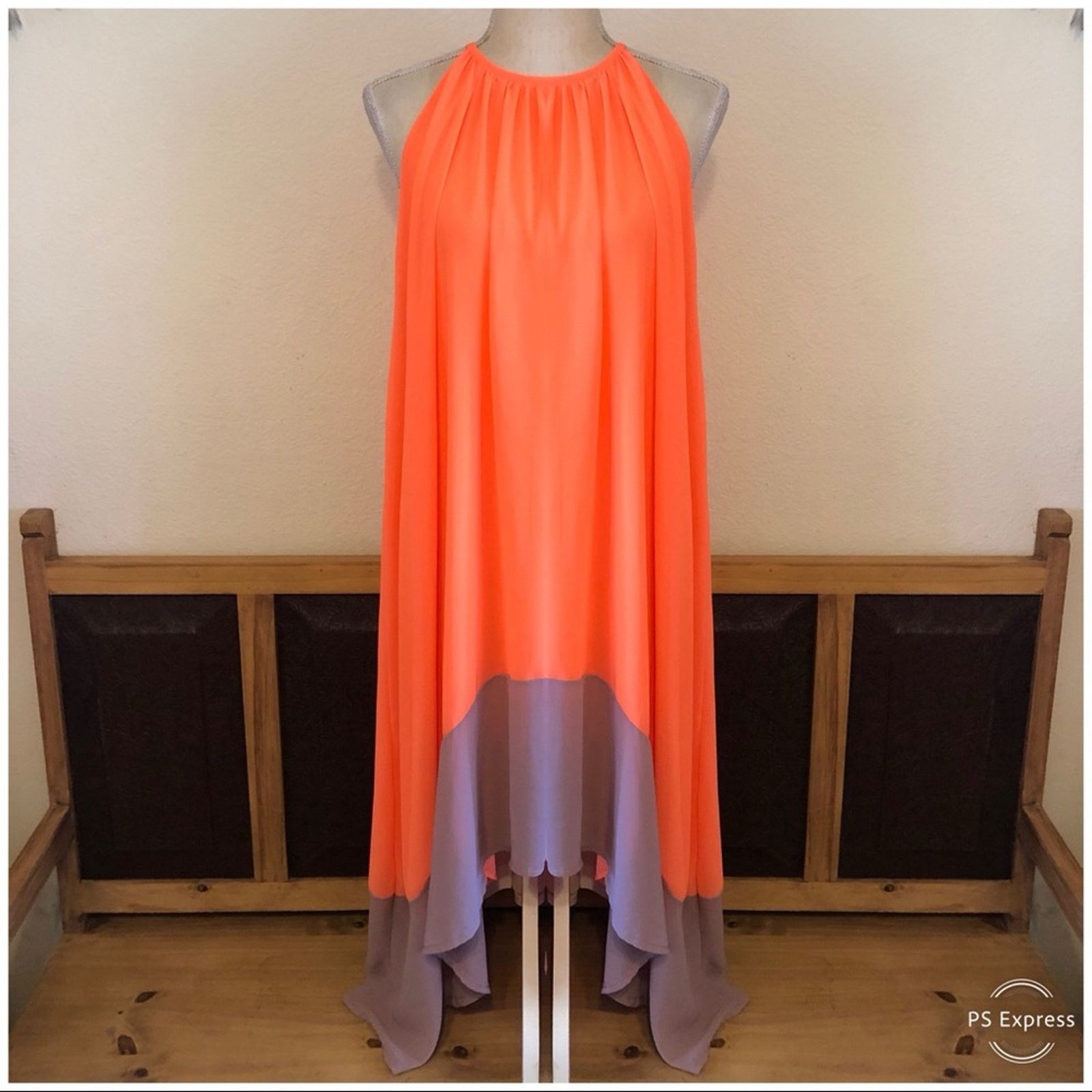Other Leqier two tone hi low layered flowy beach dress Size S / US 4 / IT 40 - 1 Thumbnail