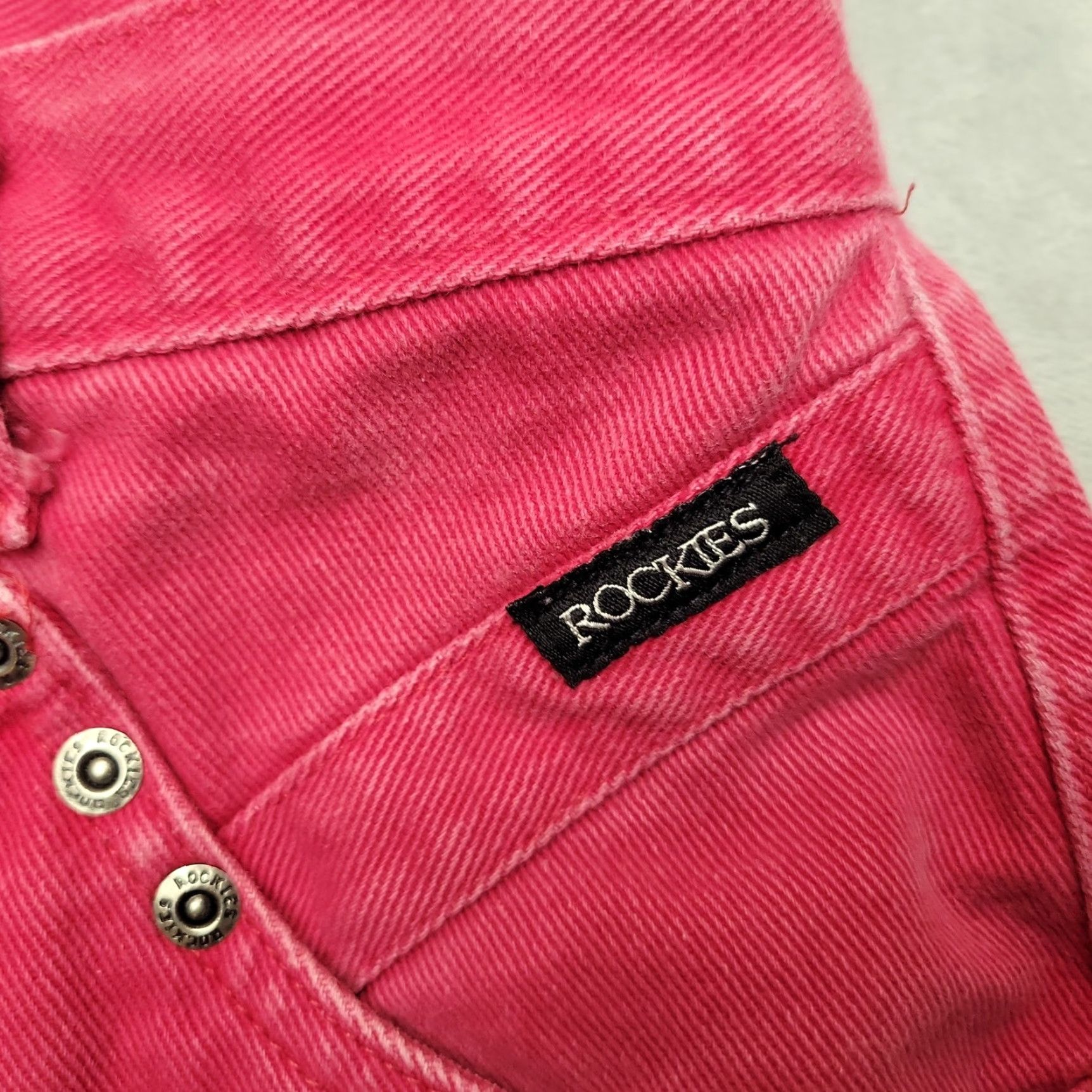 Vintage VINTAGE Rockies Jeans Womens 29 Red High Rise Bootcut Western Cowboy Rodeo Retro Jeans Women 29 Red Rockies Western Cowboy Retro Boots 90s Ladies? Size 29" - 5 Thumbnail