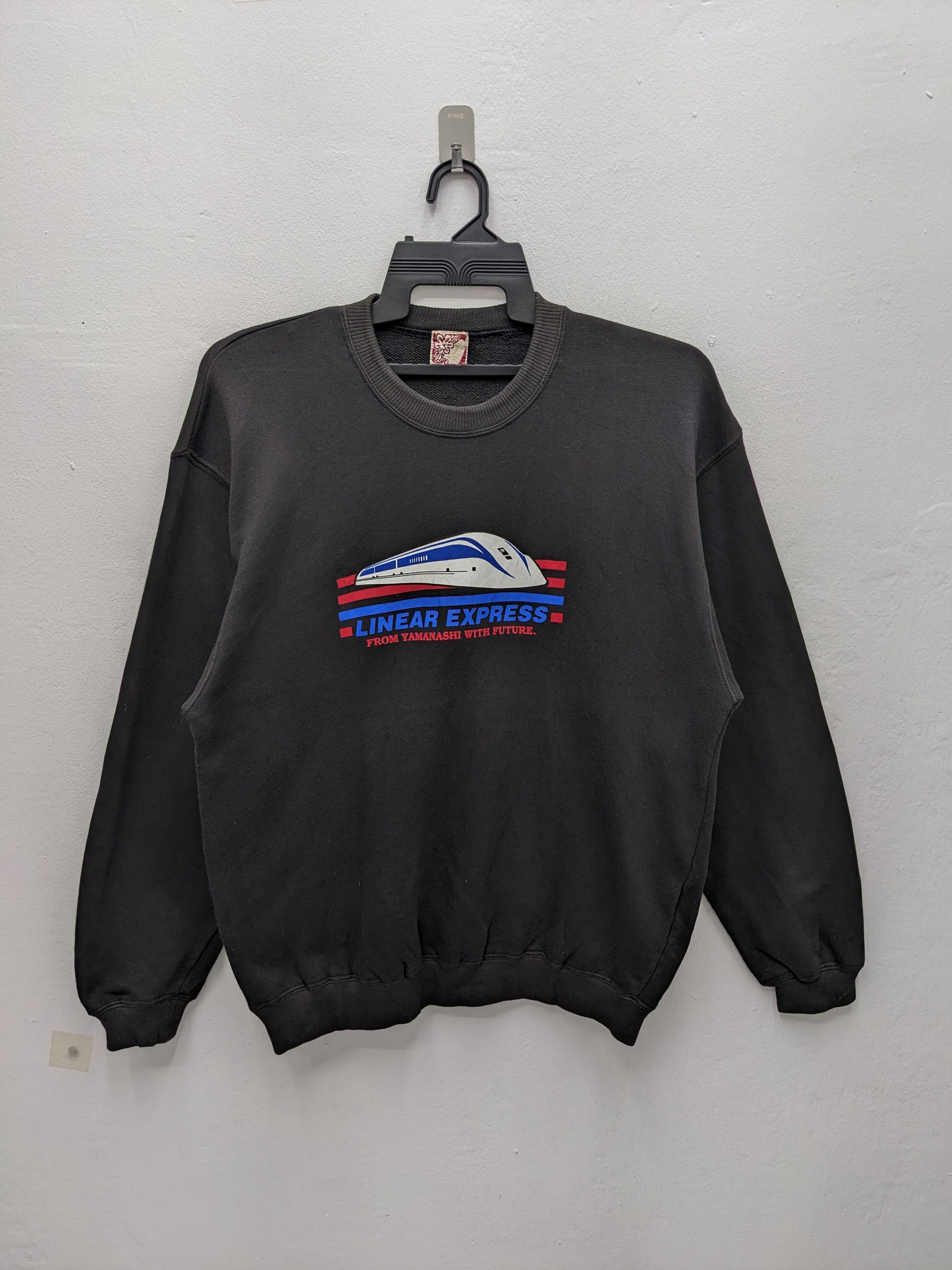 Japanese Brand Vintage LINEAR EXPRESS Maglev Train Crewneck Sweatshirt Size US M / EU 48-50 / 2 - 2 Thumbnail