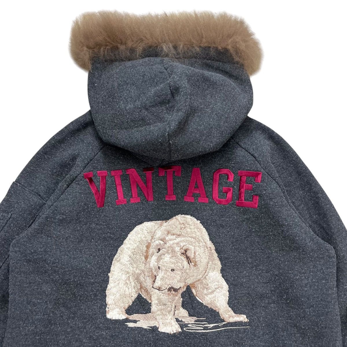If Six Was Nine 2000s Jeep Spirit Fur Embroidered Bear Lgb Goa Zip Hoodie Size US M / EU 48-50 / 2 - 14 Thumbnail