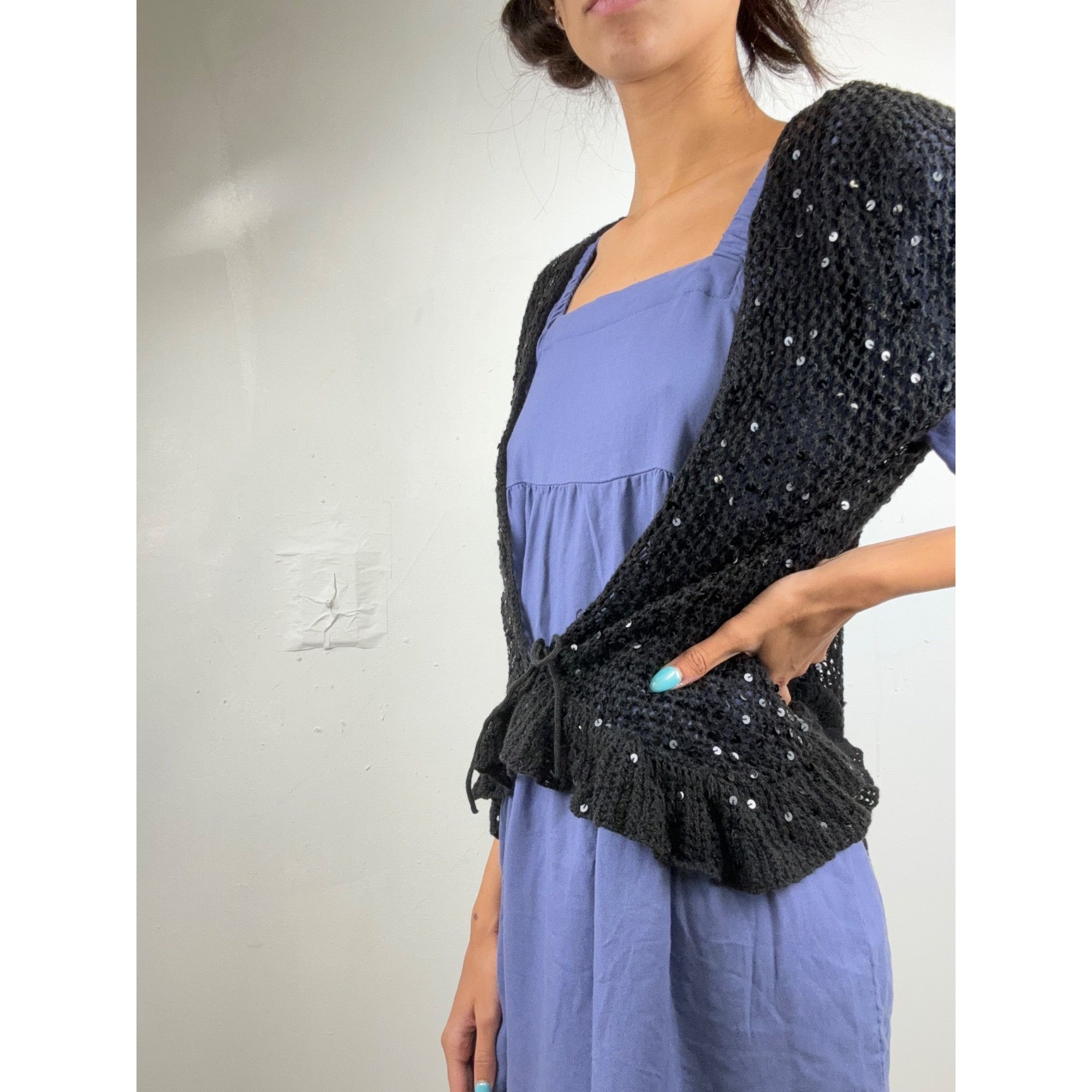 Faded Glory Crotchet Faded Glory Black Top Size XL / US 12-14 / IT 48-50 - 2 Thumbnail