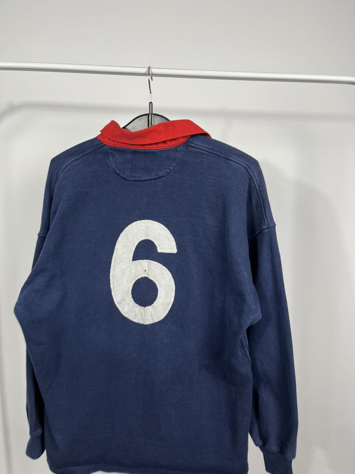 Other Vintage KooGa England South Students Rugby Shirt #6 Cotton Size US L / EU 52-54 / 3 - 12 Thumbnail