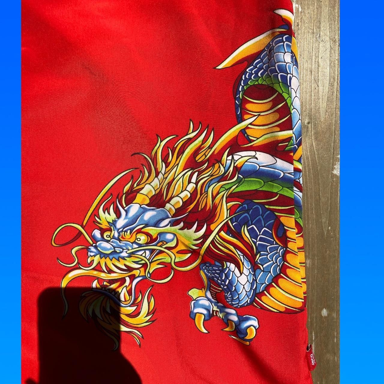 JNCO VINTAGE JNCO JEANS DRAGON BUTTON UP SHIRT Size US XL / EU 56 / 4 - 4 Thumbnail