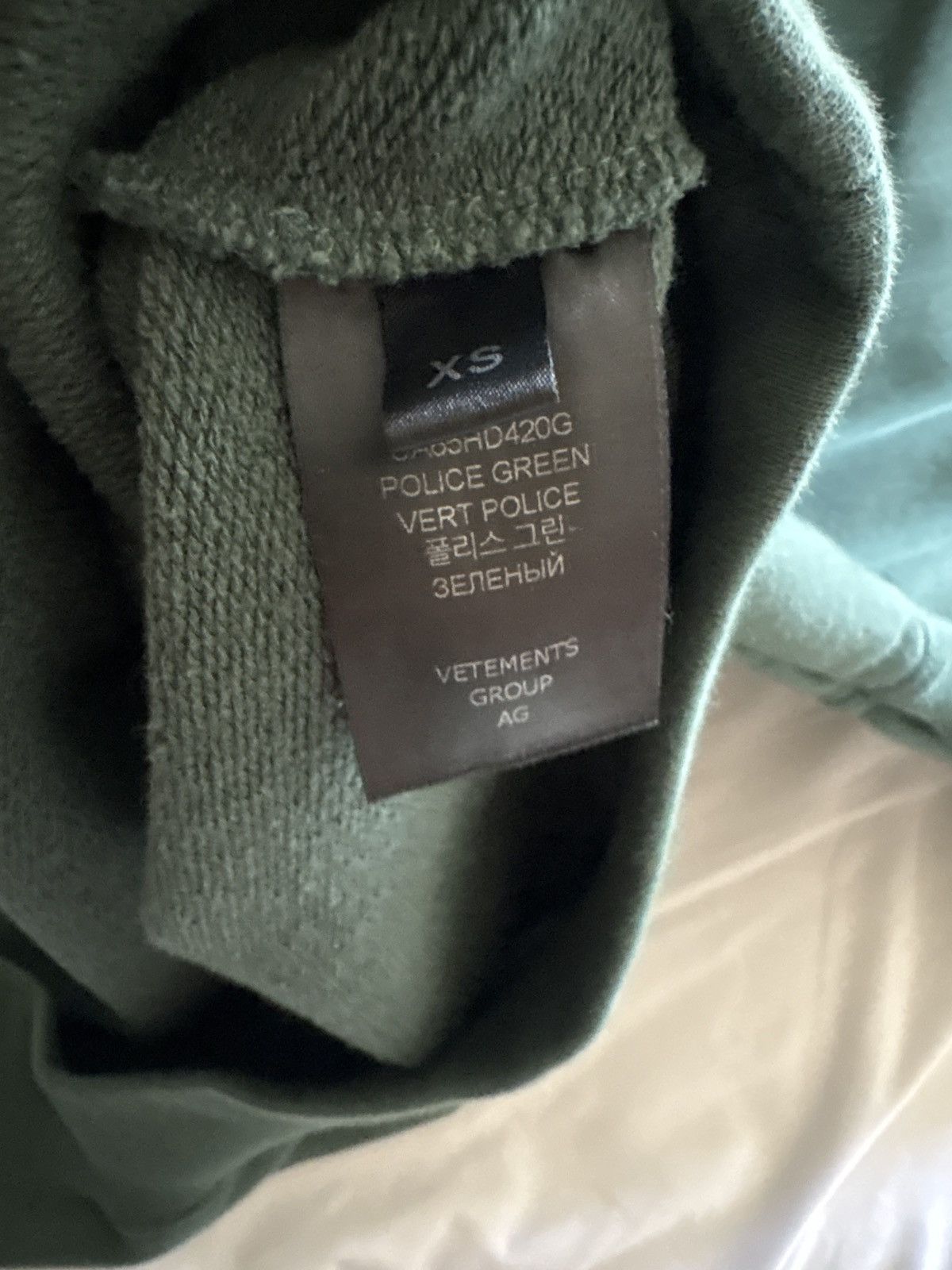 Vetements Vetements Polizei Hoodie Size US XS / EU 42 / 0 - 4 Thumbnail