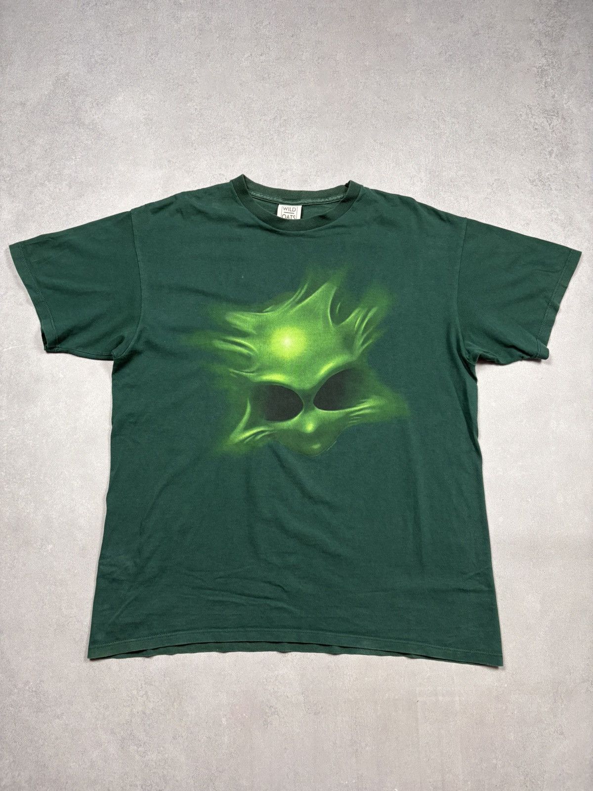 Vintage Vintage 1997 Alien Head Wild Oats Tee Sci-Fi Usa Ufo 90s Size US XL / EU 56 / 4 - 1 Thumbnail