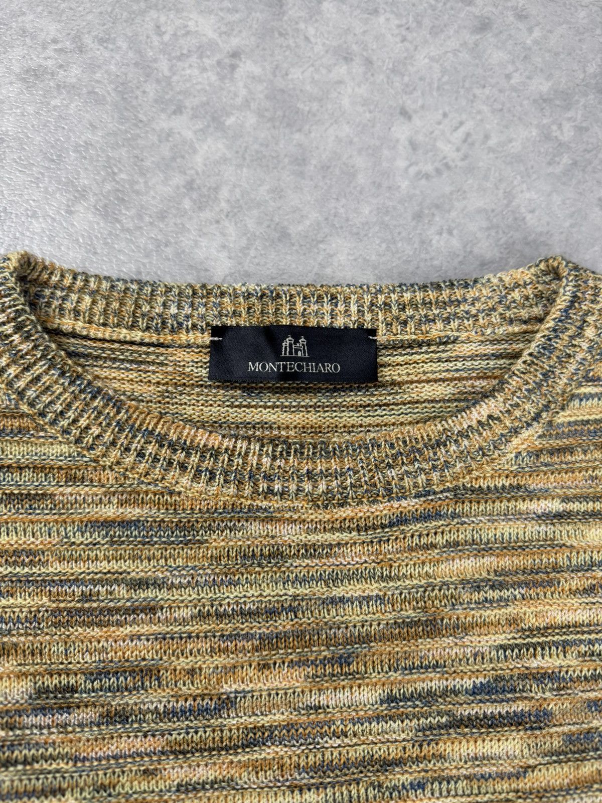 Other Montechiaro Knit Sweater Men’s Multicolor Size 54 Size US L / EU 52-54 / 3 - 6 Thumbnail