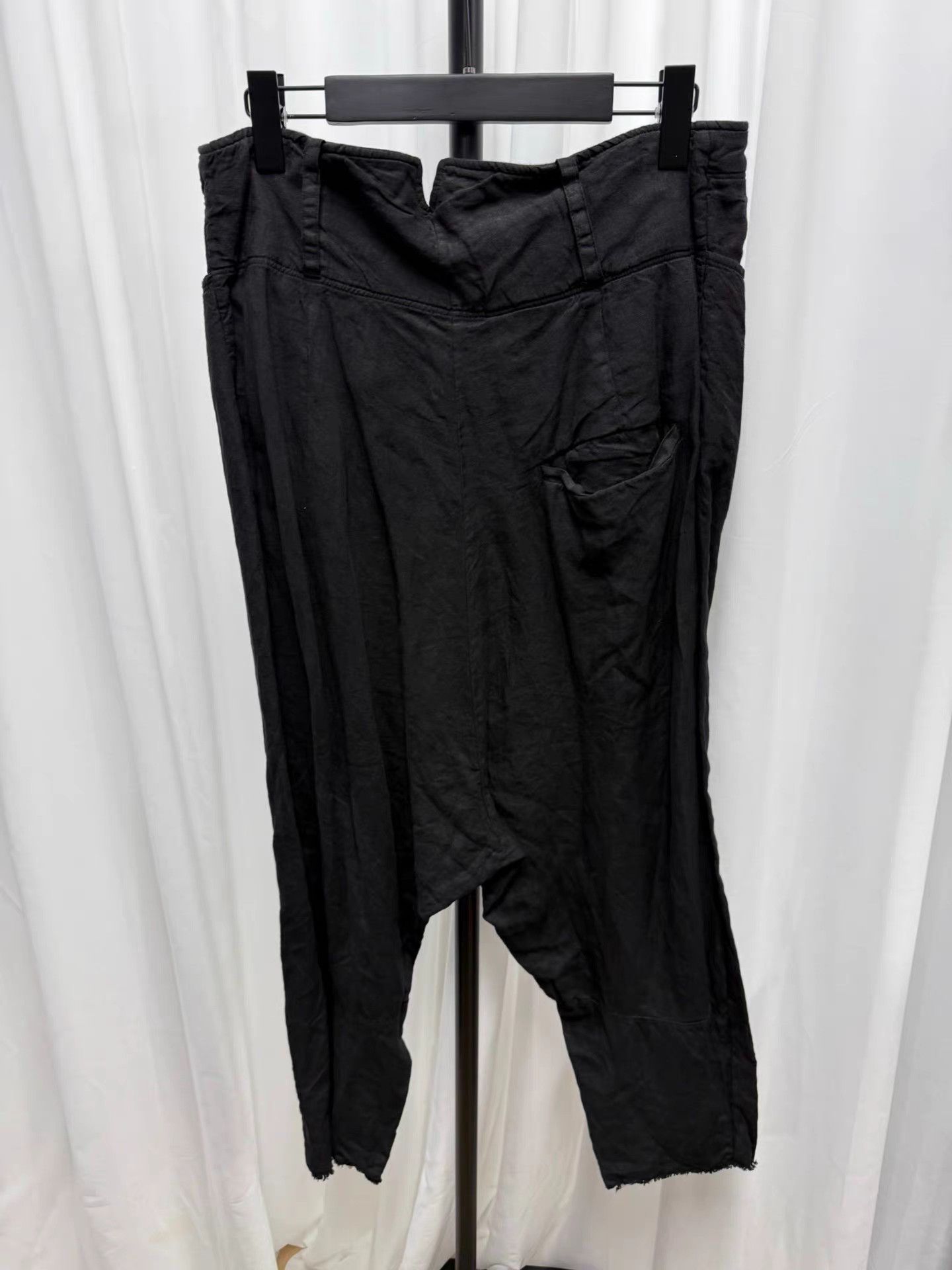 Lost & Found Ria Dunn Lost found Dark Linen Trousers K20 Size US 31 - 5 Thumbnail