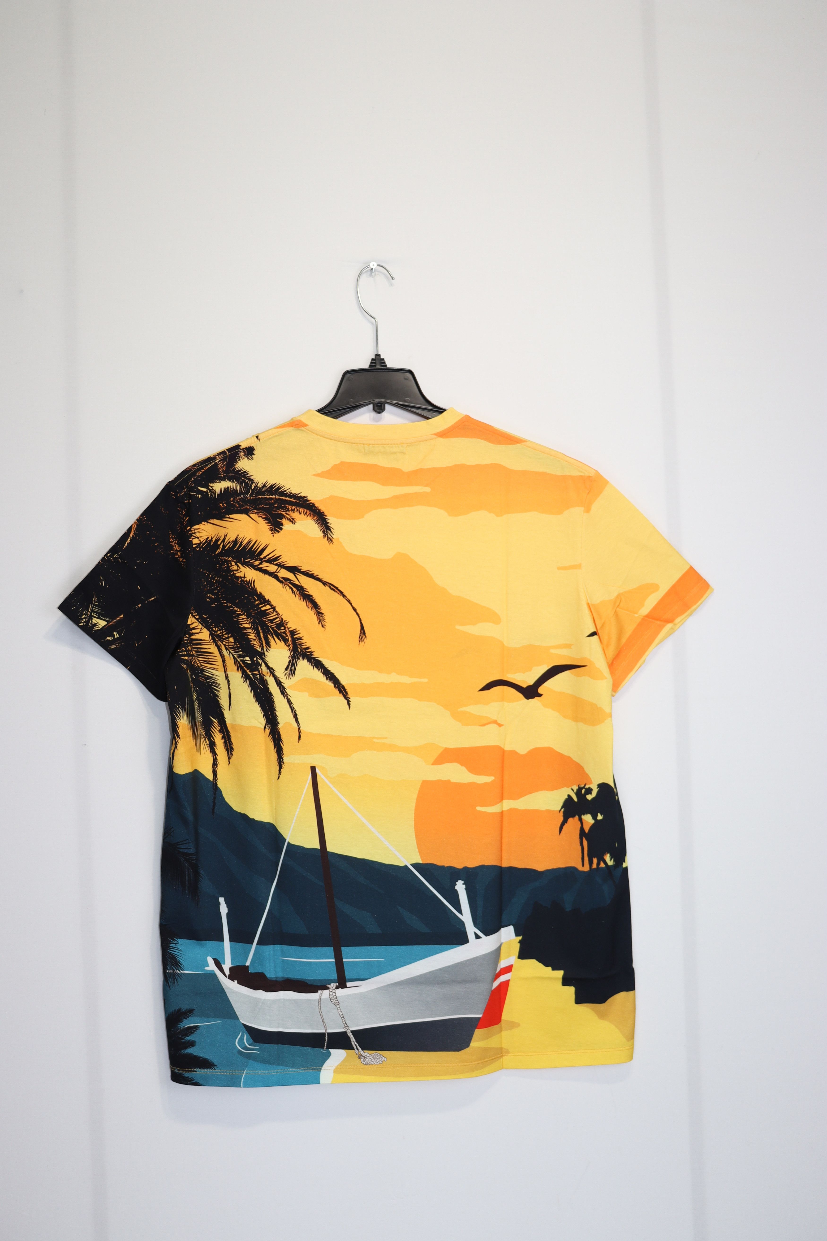 Balmain o1rshd1 Balmain Sunset T-Shirt in Orange Size US L / EU 52-54 / 3 - 8 Thumbnail