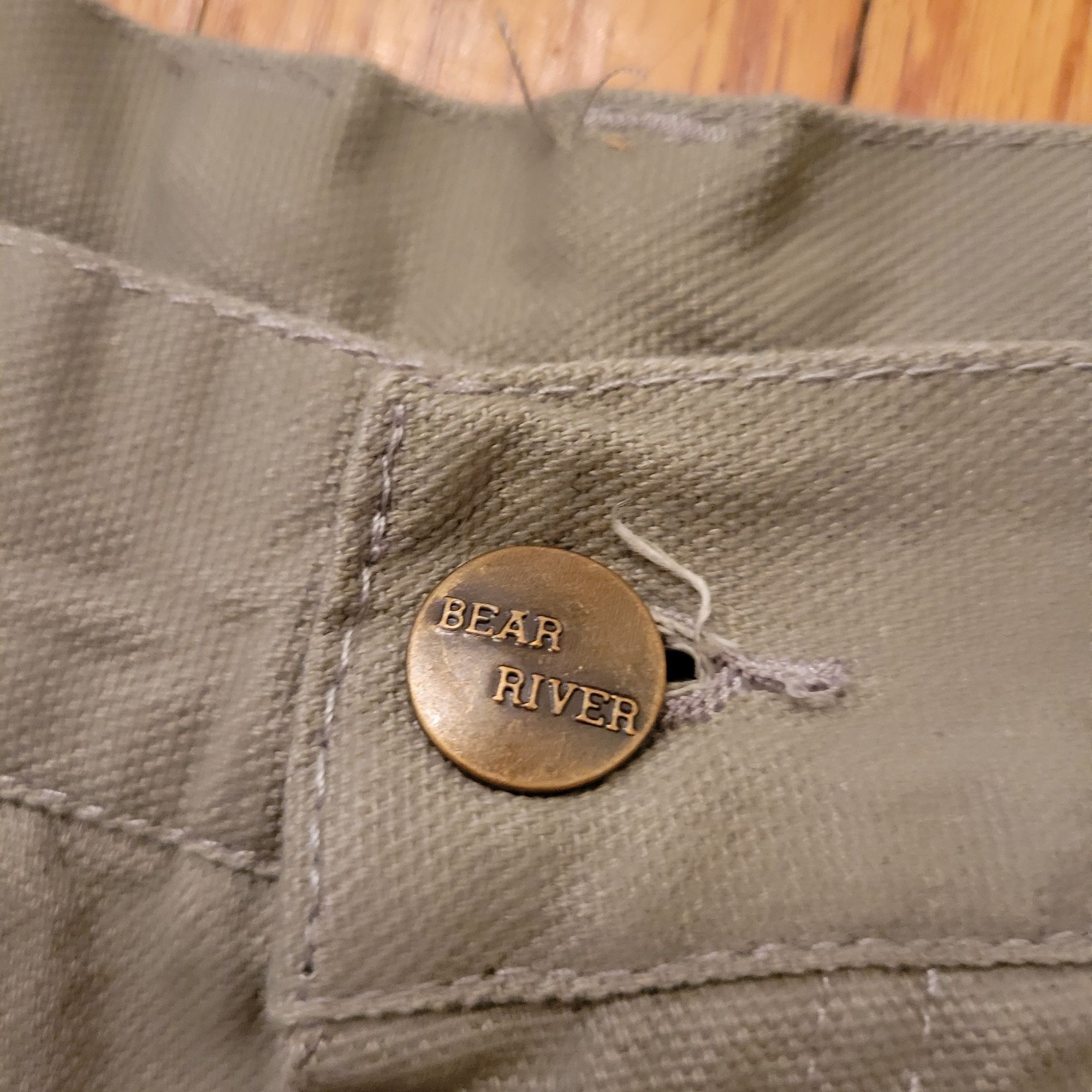 Vintage Bear River Workwear Double Front Carpenter Pants 42x30 Heavy Size US 42 / EU 58 - 7 Thumbnail
