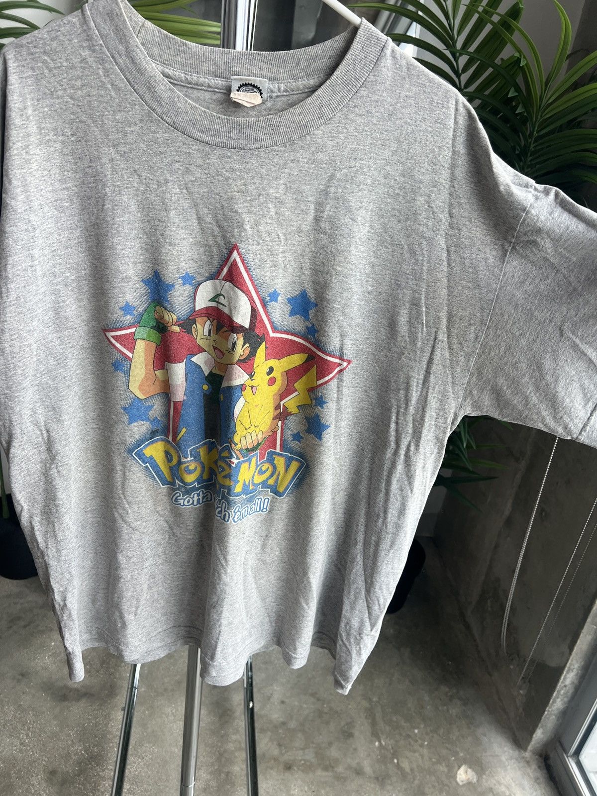 Nintendo Vintage Pokémon T-Shirt 90s Nintendo Licensed Ash & Pikachu Size US XL / EU 56 / 4 - 2 Thumbnail