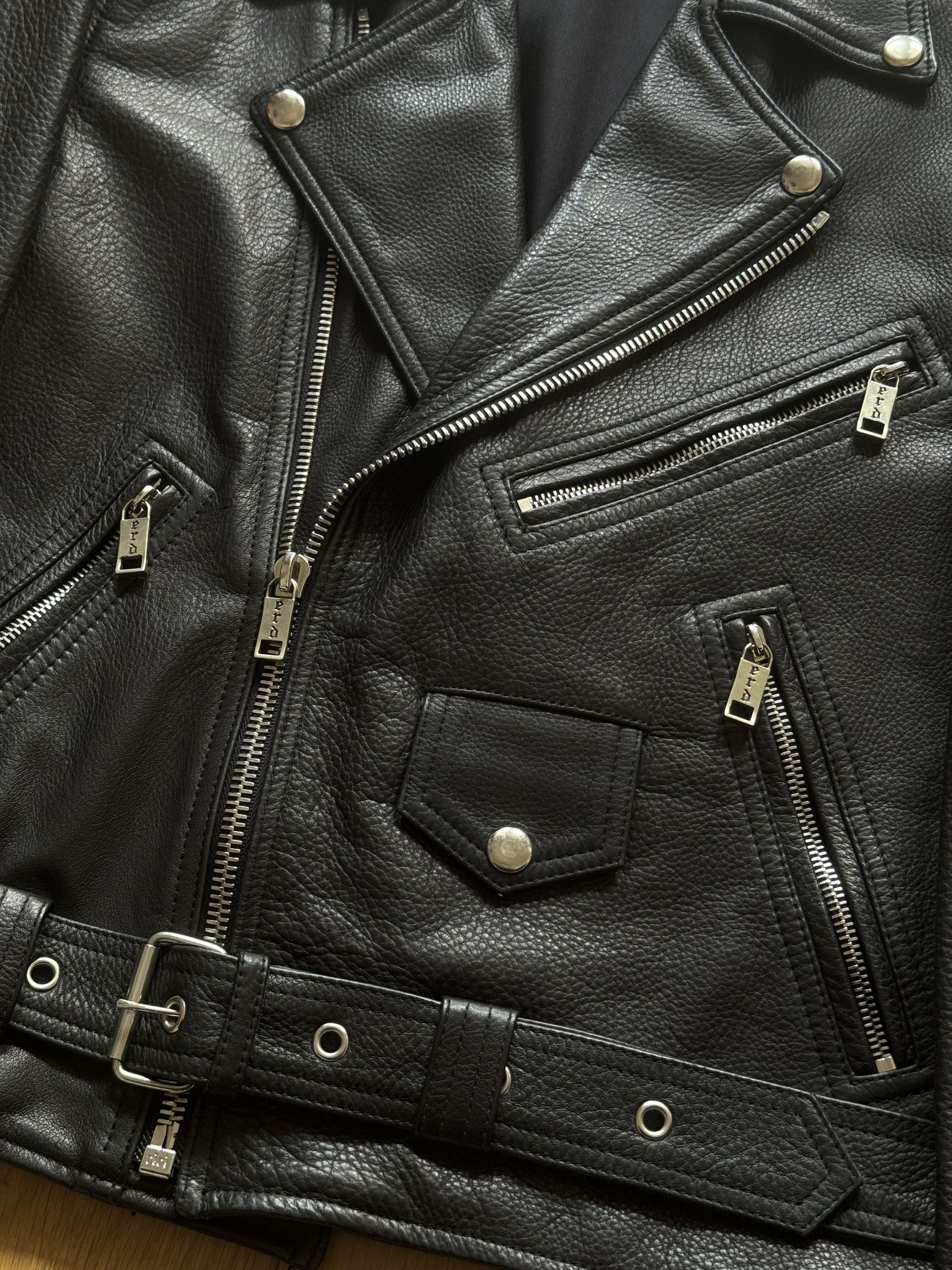Enfants Riches Deprimes SS18 Christie's New York Sales Tax Leather Jacket Size US M / EU 48-50 / 2 - 8 Thumbnail