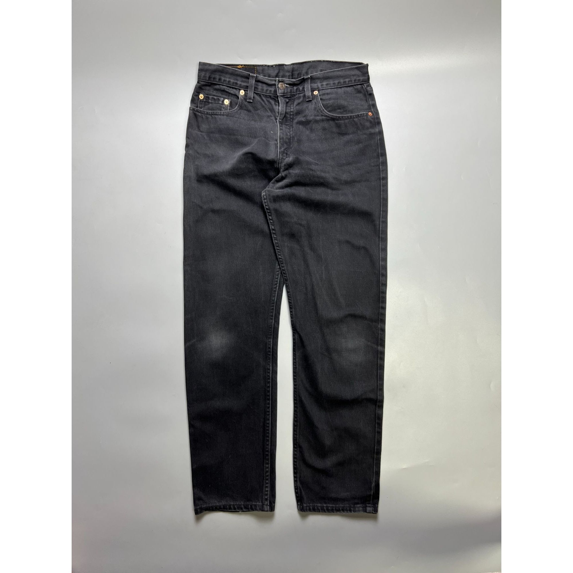 Levi's Vintage Clothing Levi’s 615 Orange Tab Vintage Black Denim Jeans (Y1050) Size US 33 - 1 Thumbnail