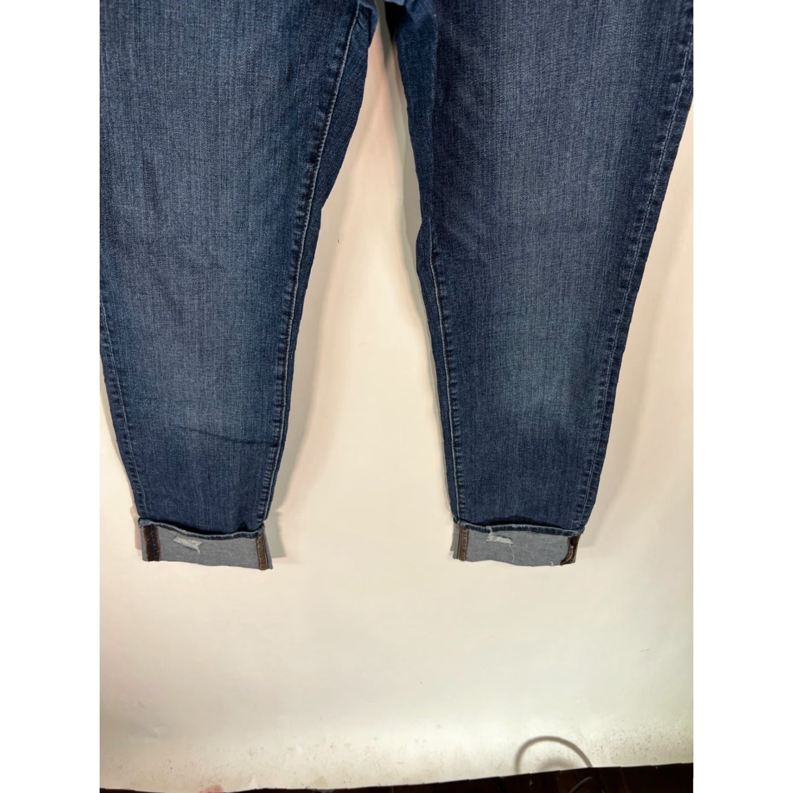 Loft Loft Ann Taylor Made & Loved Womens Modern Straight Jeans 29/8 Blue 34X28 Size 29" - 4 Thumbnail