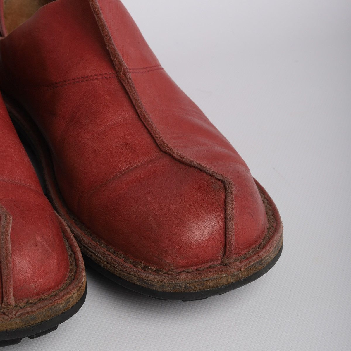 Trippen Trippen Leather Red Shoes Avantgarde Low Size US 11 / IT 41 - 15 Thumbnail