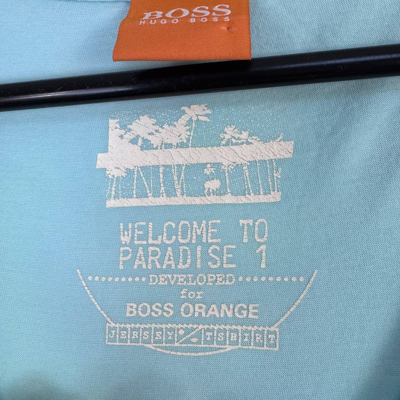 Hugo Boss Hugo BOSS Orange T-Shirt Palm Graphic Casual Mens Size M Size US M / EU 48-50 / 2 - 3 Thumbnail