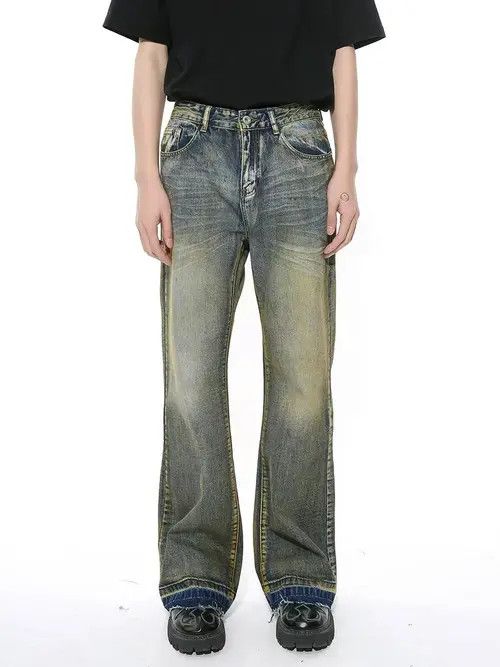Japanese Brand Hirohata x Kin Washed Vintage Loose Drag Jeans Size US 30 / EU 46 - 1 Thumbnail