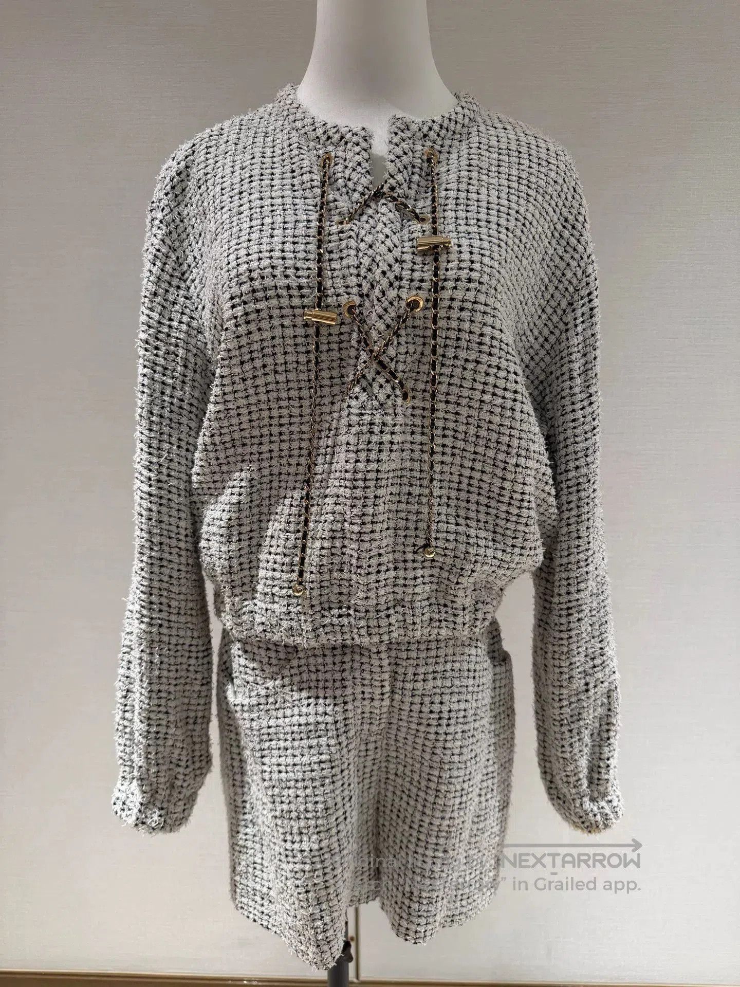Chanel Chanel 21P Chain Tie Long Sleeve Top. Size US S / EU 44-46 / 1 - 1 Thumbnail
