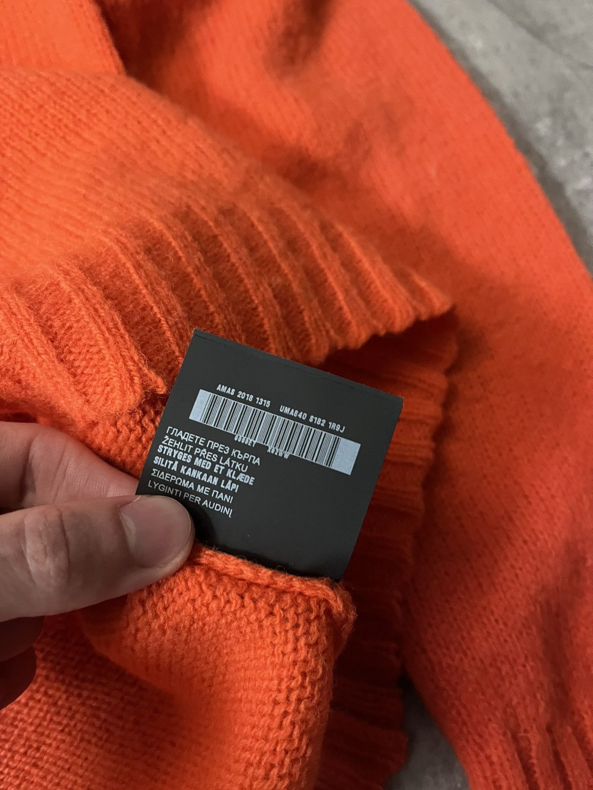 Prada Prada A/W 2018 Dinosaur wool orange sweater Size US M / EU 48-50 / 2 - 9 Thumbnail