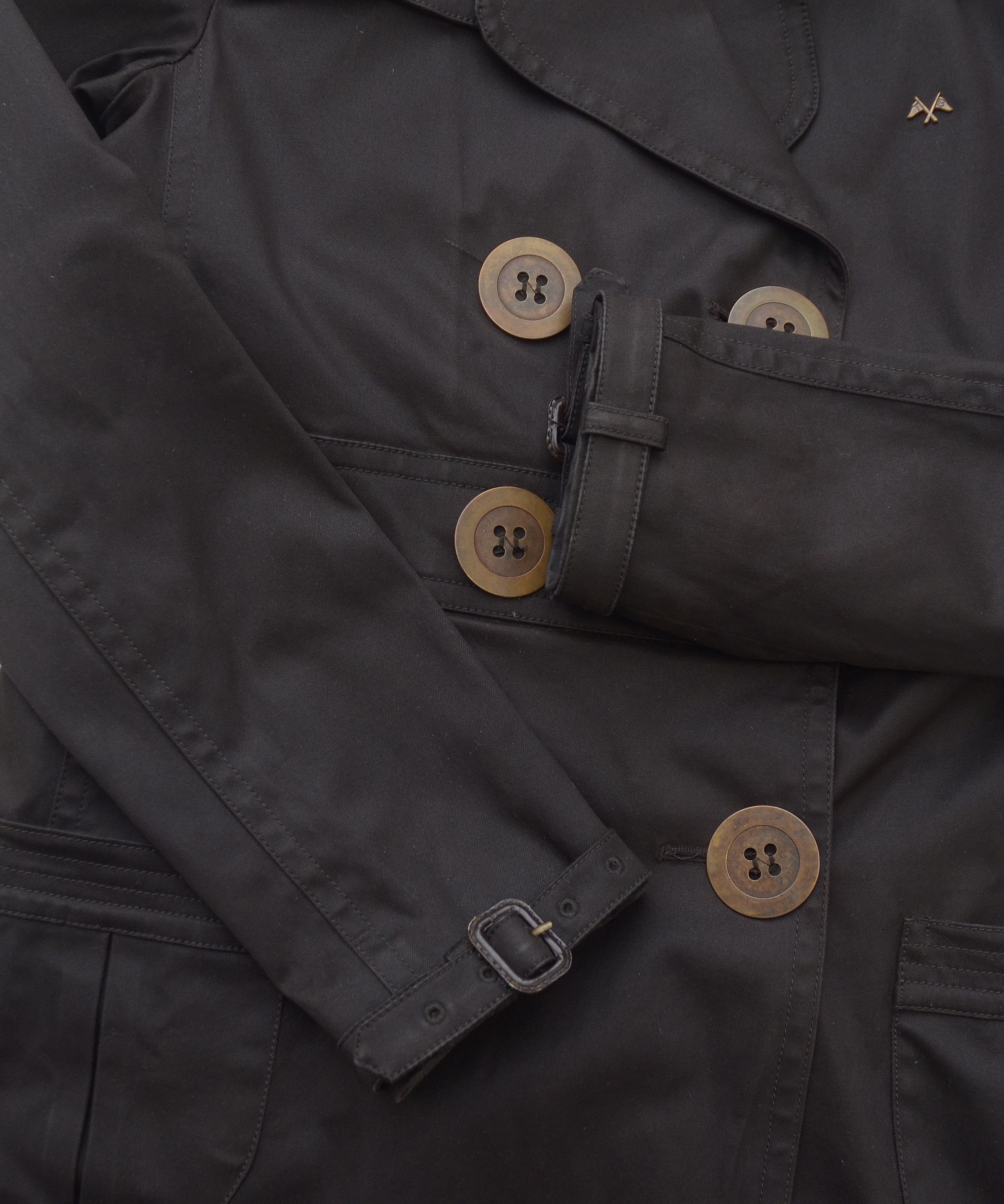Burberry Luxury Brown Thomas Burberry Women Trench Coat Jacket Size L / US 10 / IT 46 - 9 Thumbnail